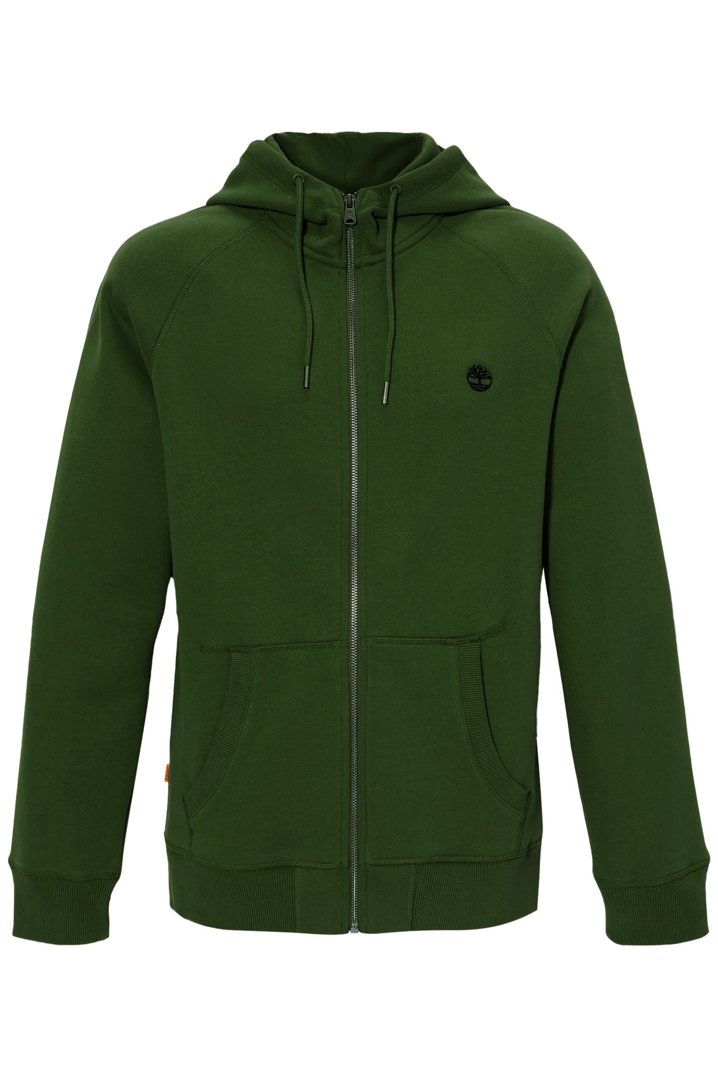 EXETER RIVER BRUSHED BACK FULL ZIP HOODIE BLACK FOREST GREEN 3