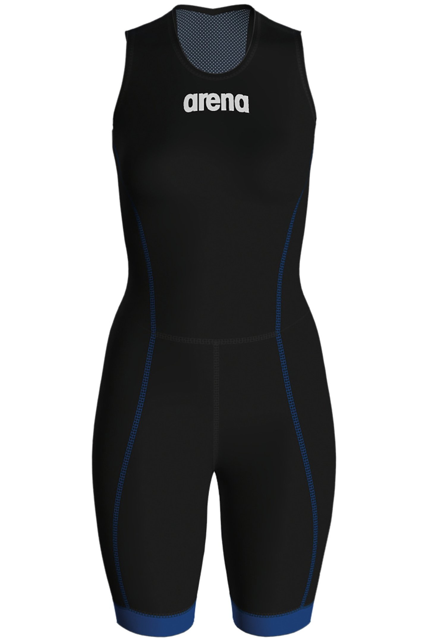 W TRISUIT ST 2.0 REAR ZIP BLACK/ROYAL 1