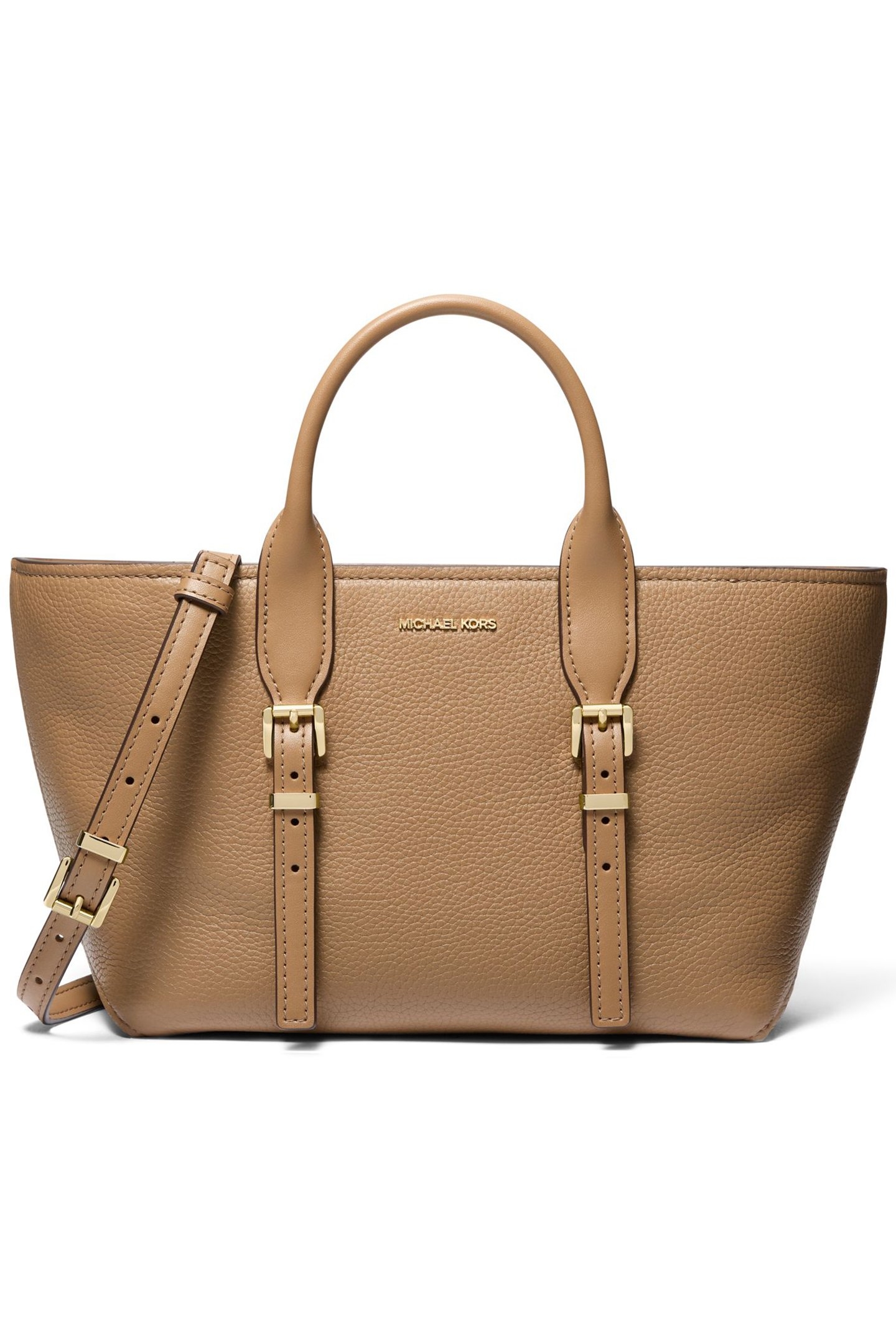 LEATHER SATCHEL BAG IN BEIGE 1