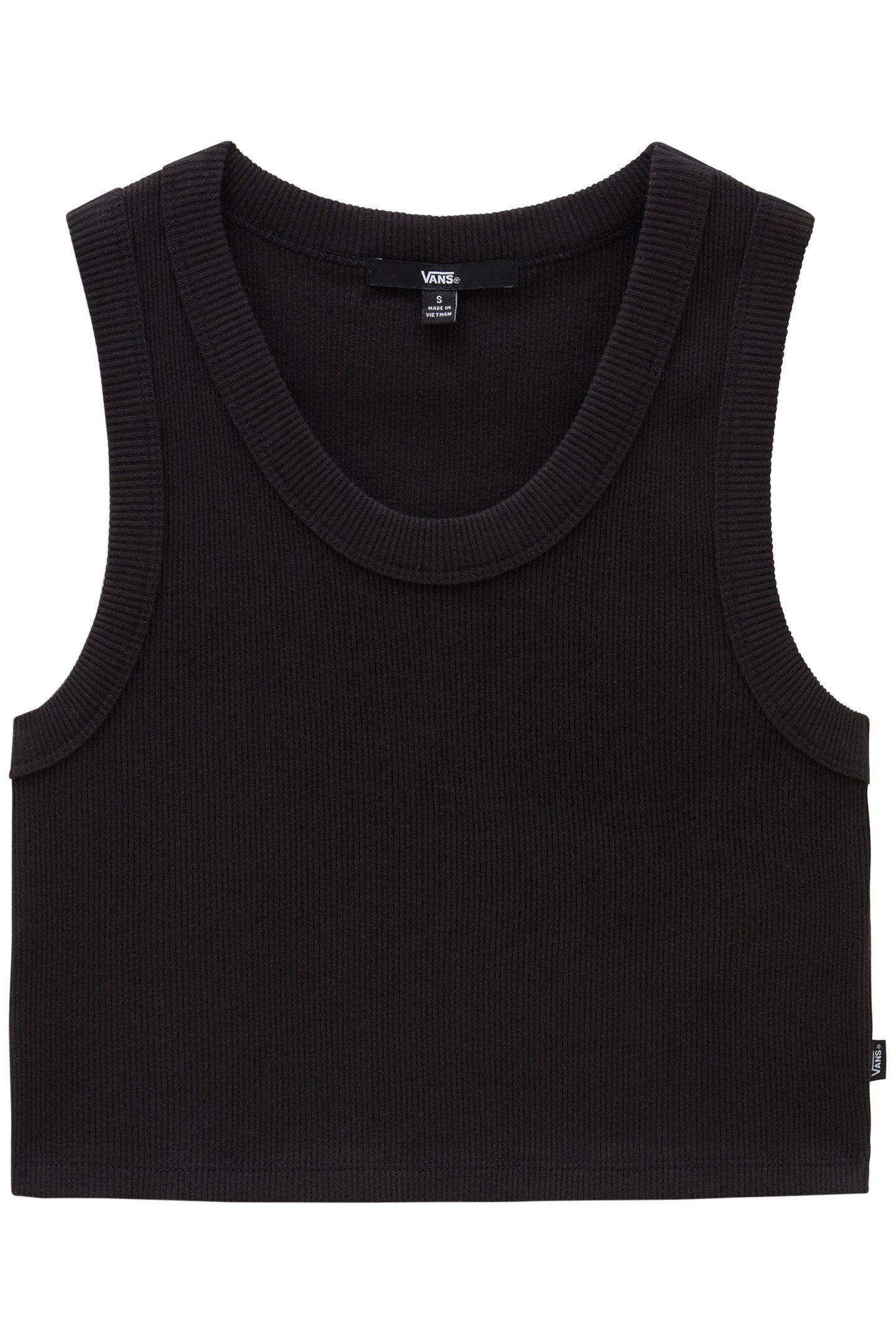 DREW RIB TANK AVE BLACK 3
