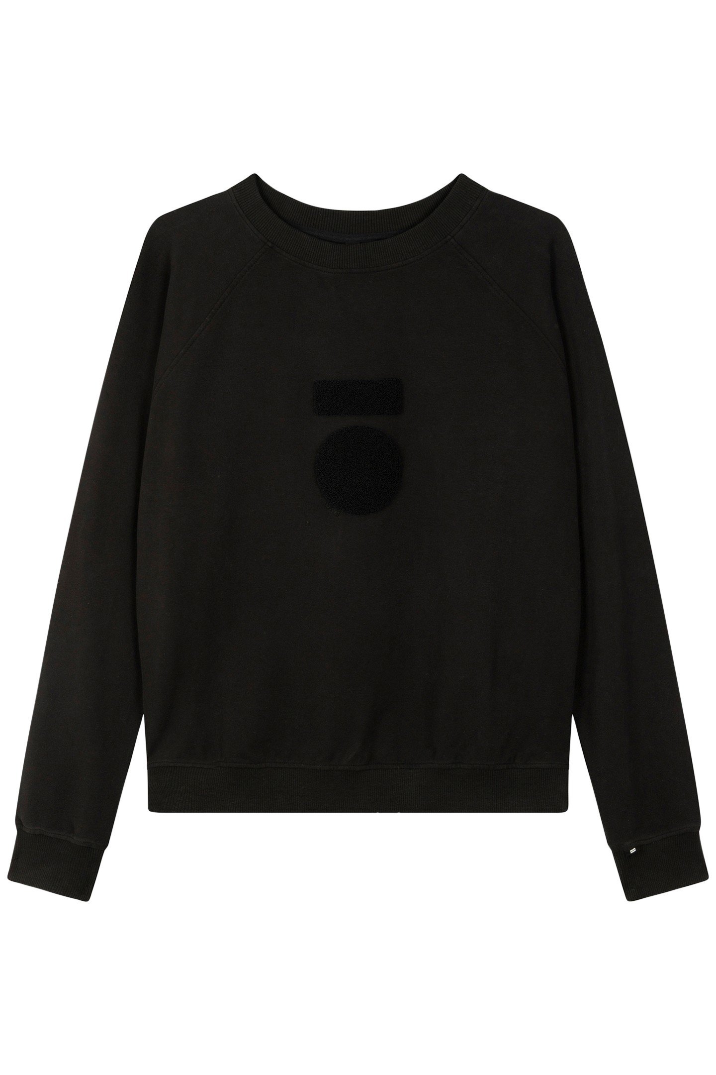 THE CREW NECK SWEATER BLACK 3