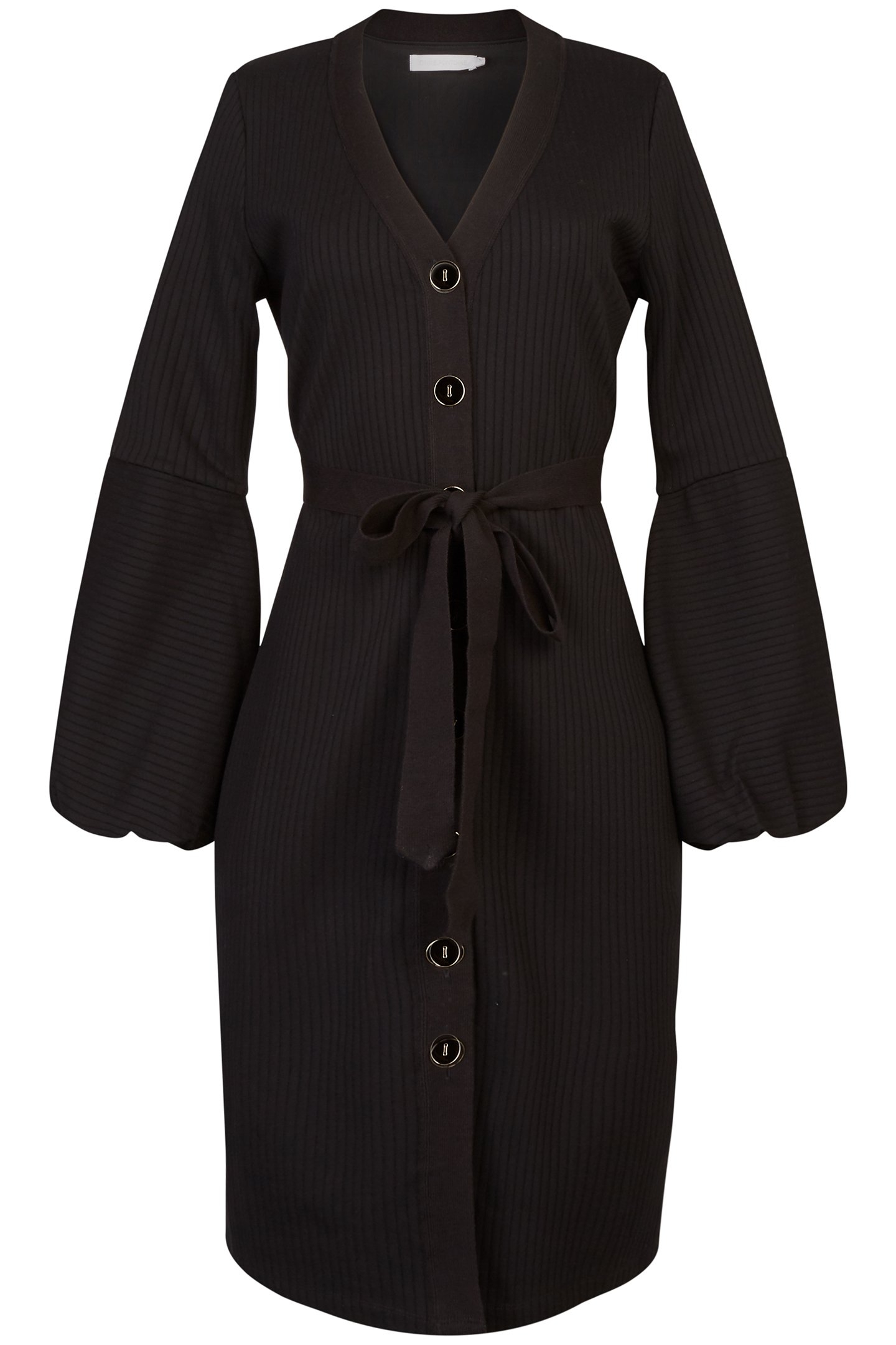 SMOOTH ROBE BLACK 3