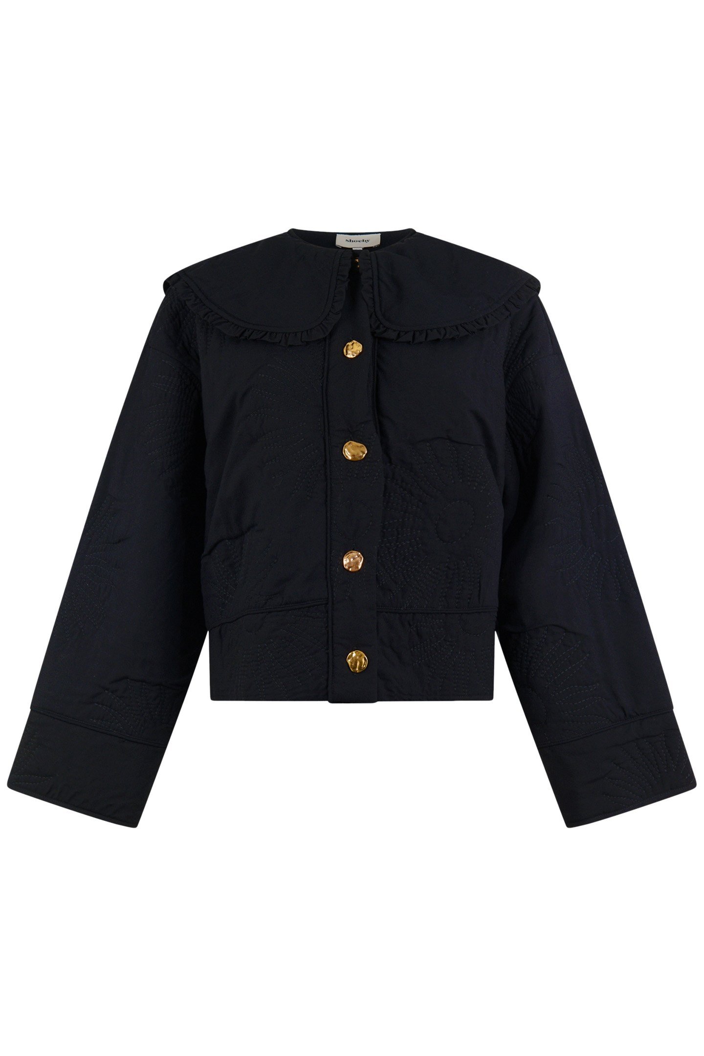 LA-SBQUILTED SUN JACKET BLACK 4