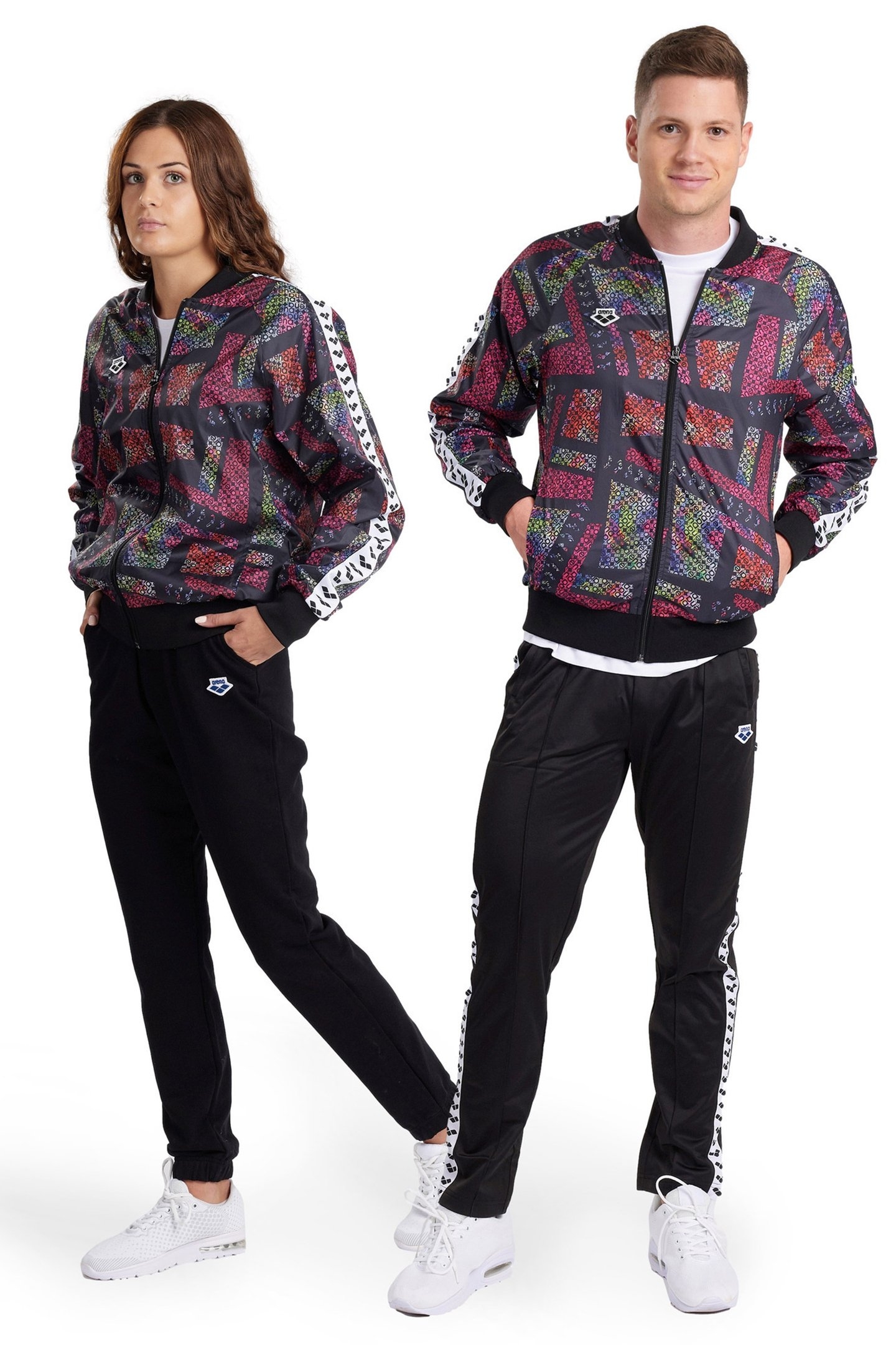 RELAX IV TEAM JACKET POLY MULTI DIAMONDS BLACK 5