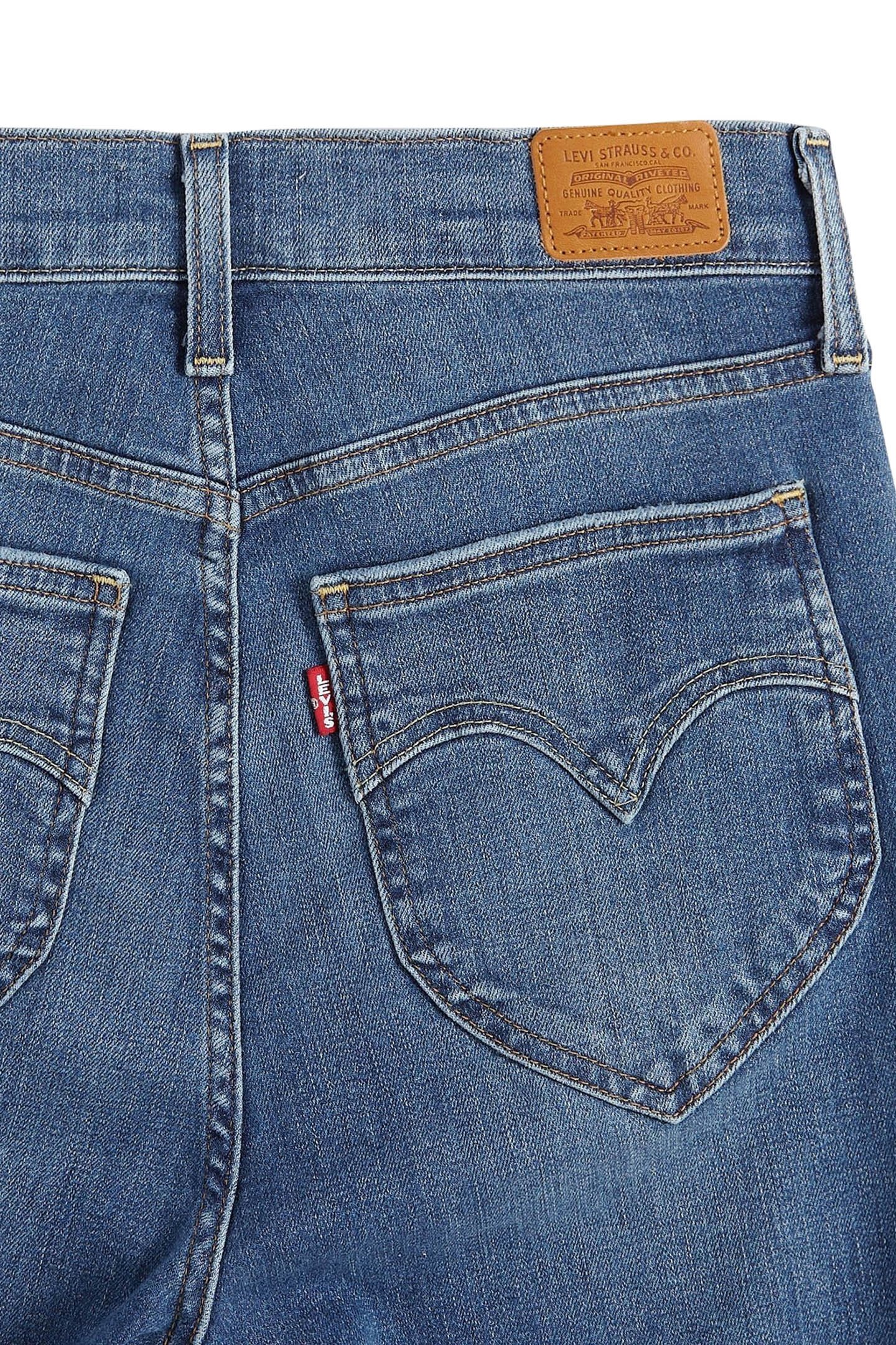 RETRO HIGH SKINNY JEANS MED INDIGO 8