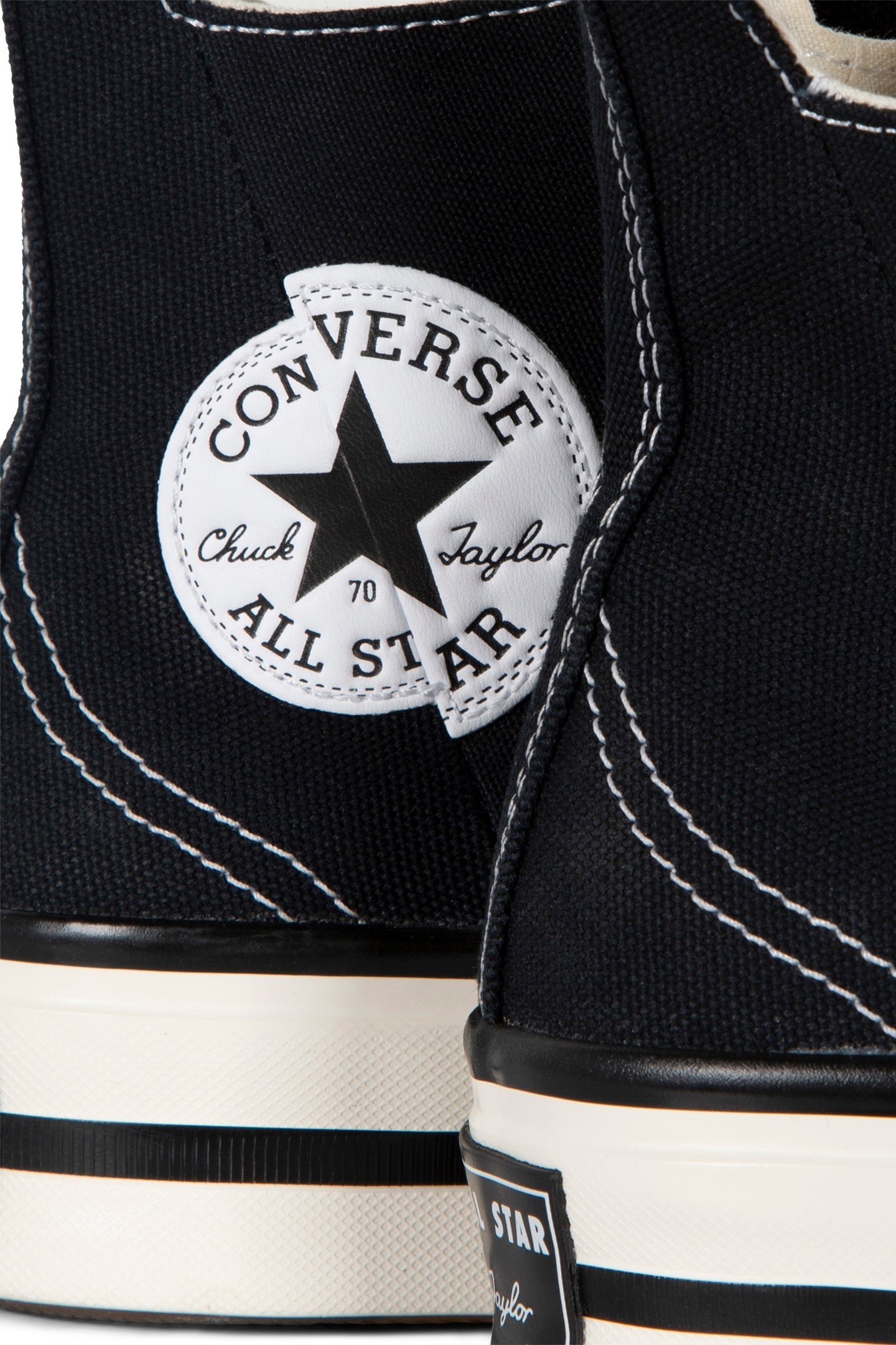 UNISEX CHUCK 70 PLUS BLACK/EGRET/BLACK 4