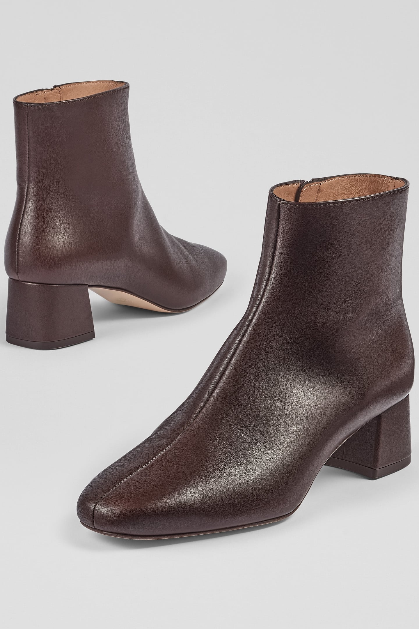 AB CLARICE FRONT SEAM LOW CHOCOLATE 3