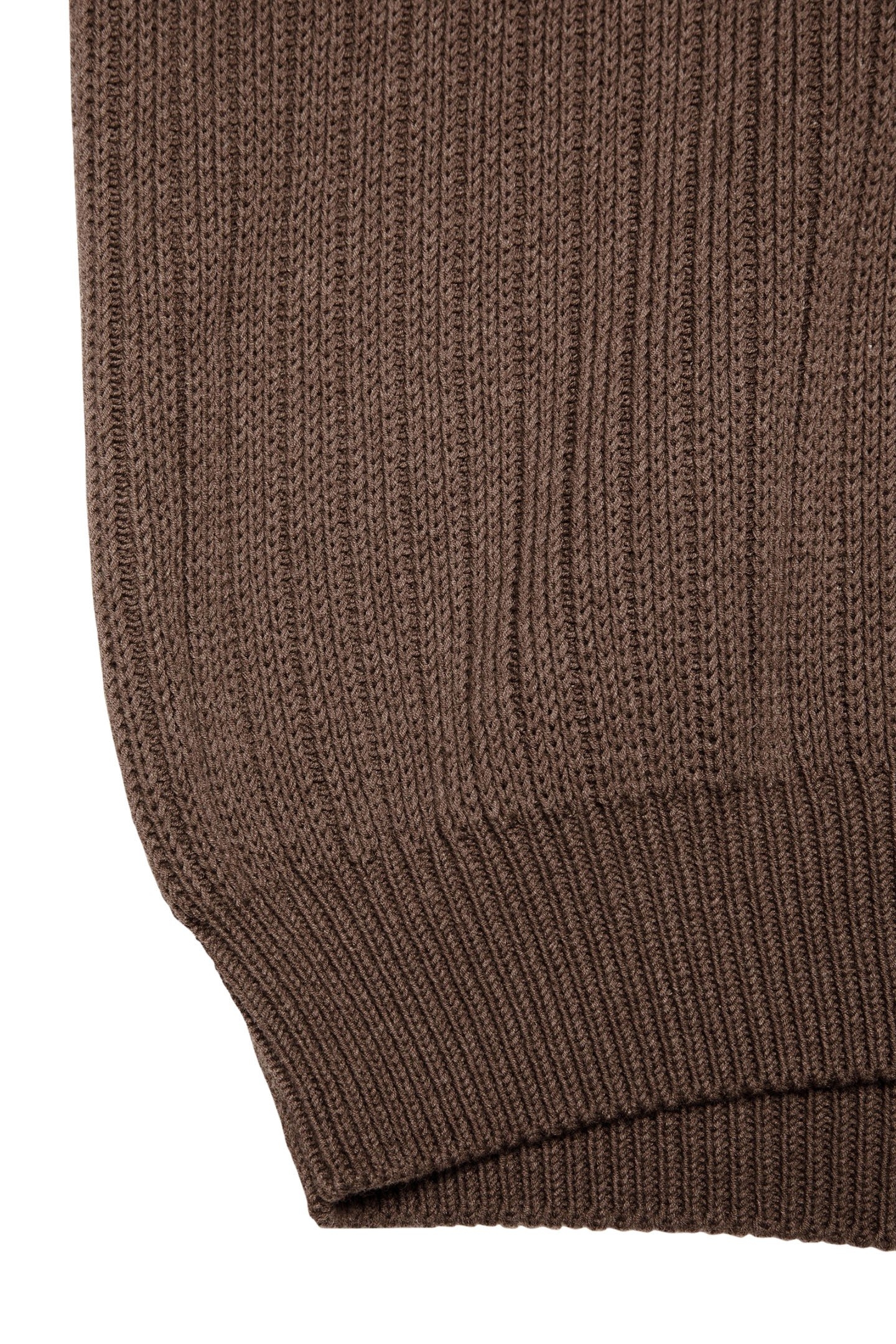 SVERRE KNITTED VEST BROWNMELANG 5