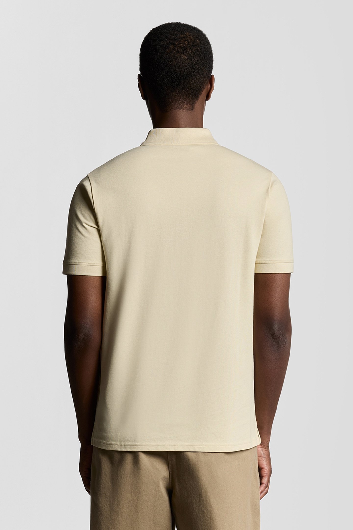 SUPERFINE POLO SHIRT PALE BRASS 2