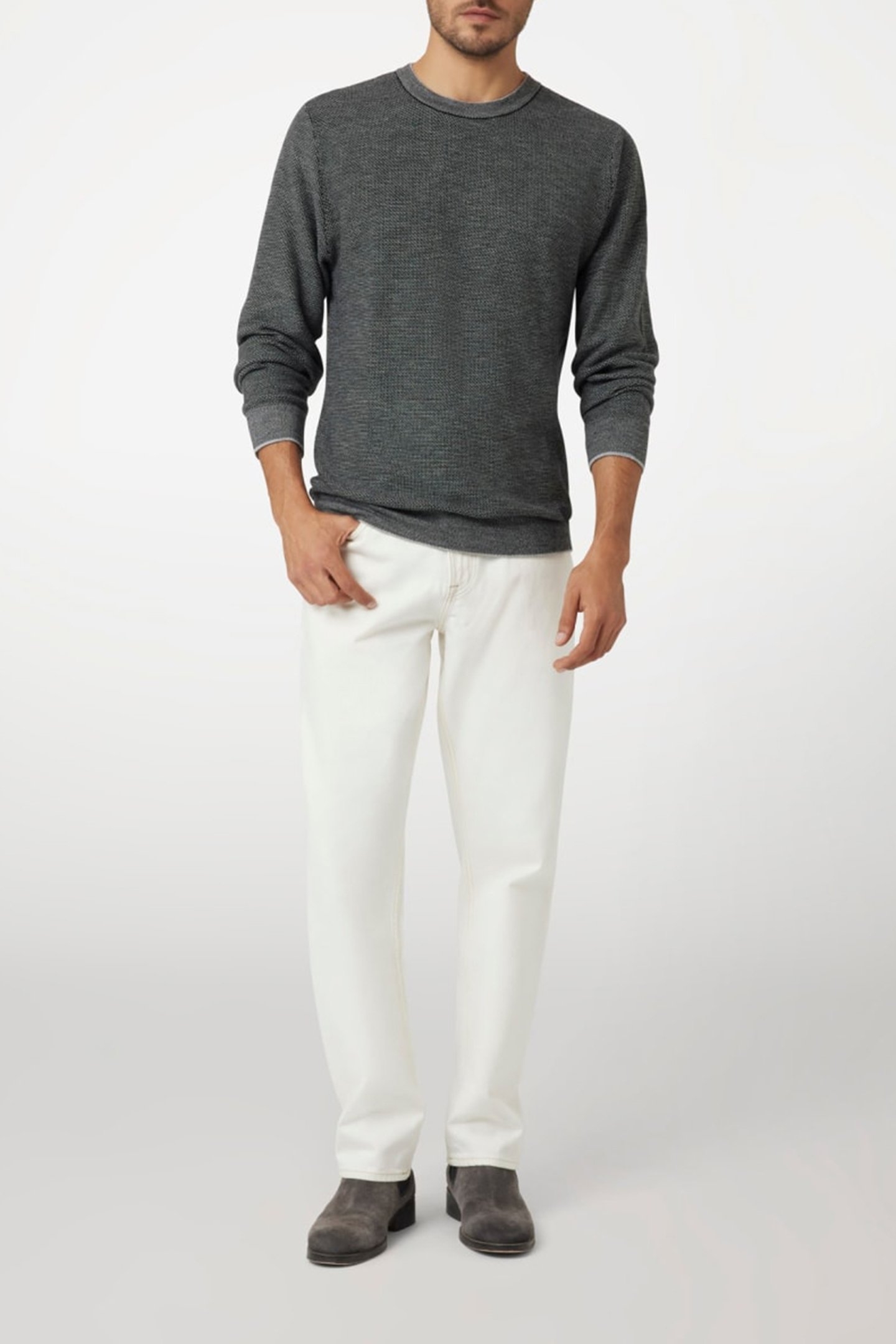 EARLE LS STITCHED CN JBLK MARBLE HEATHER 3