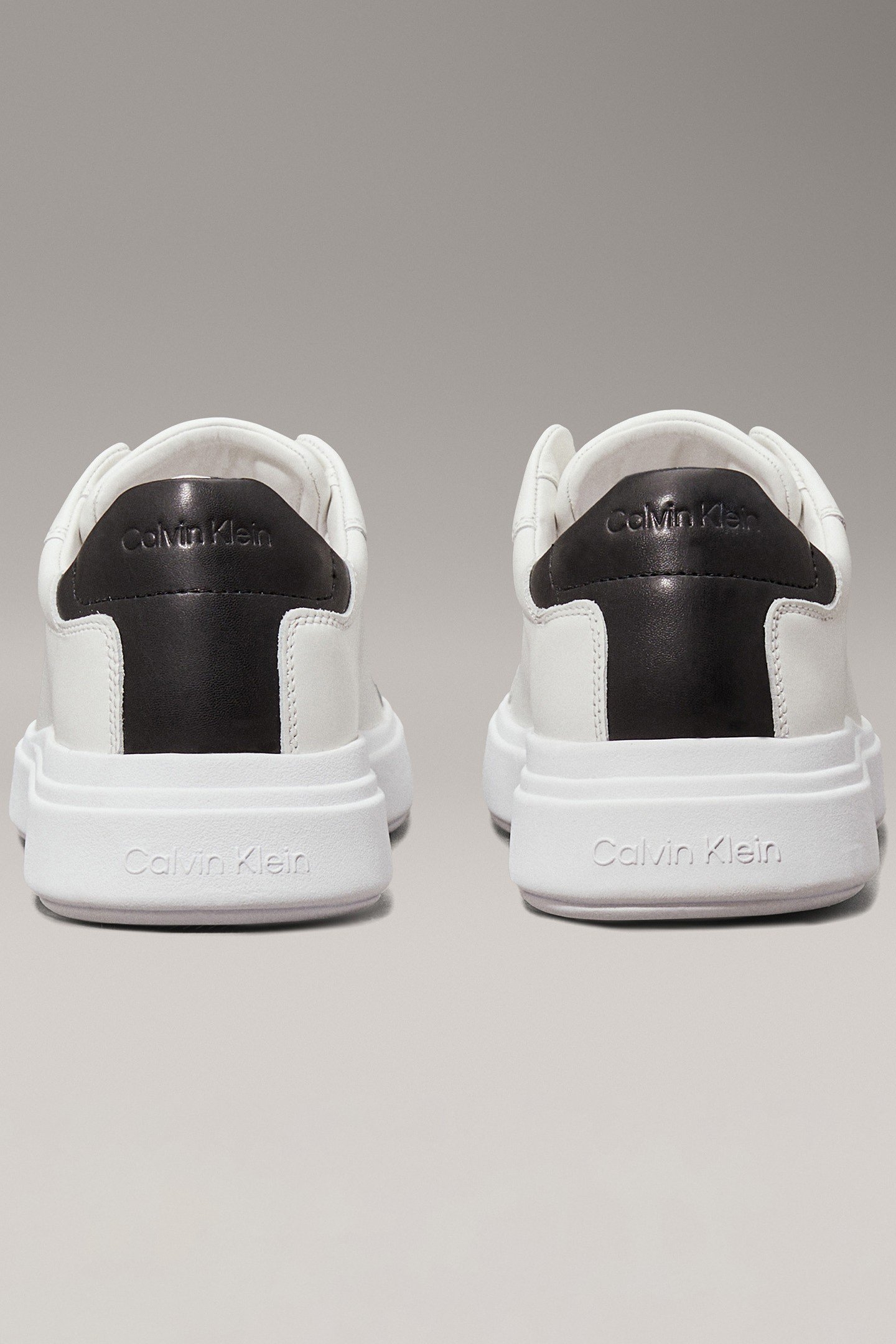 LOW TOP LACE UP LEATHER WHITE/BLACK 4