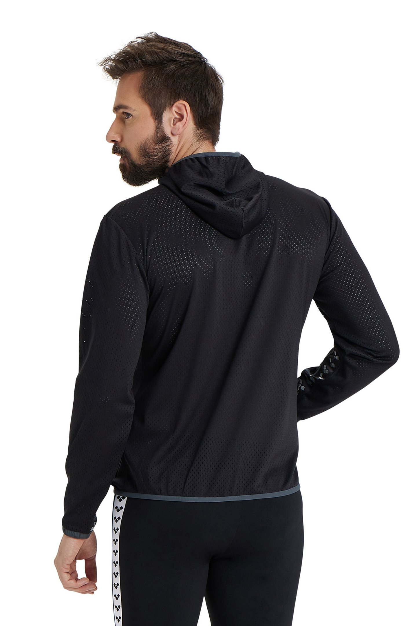 ARENA ICONS JACKET MESH BLACK BLACK SILVER 3