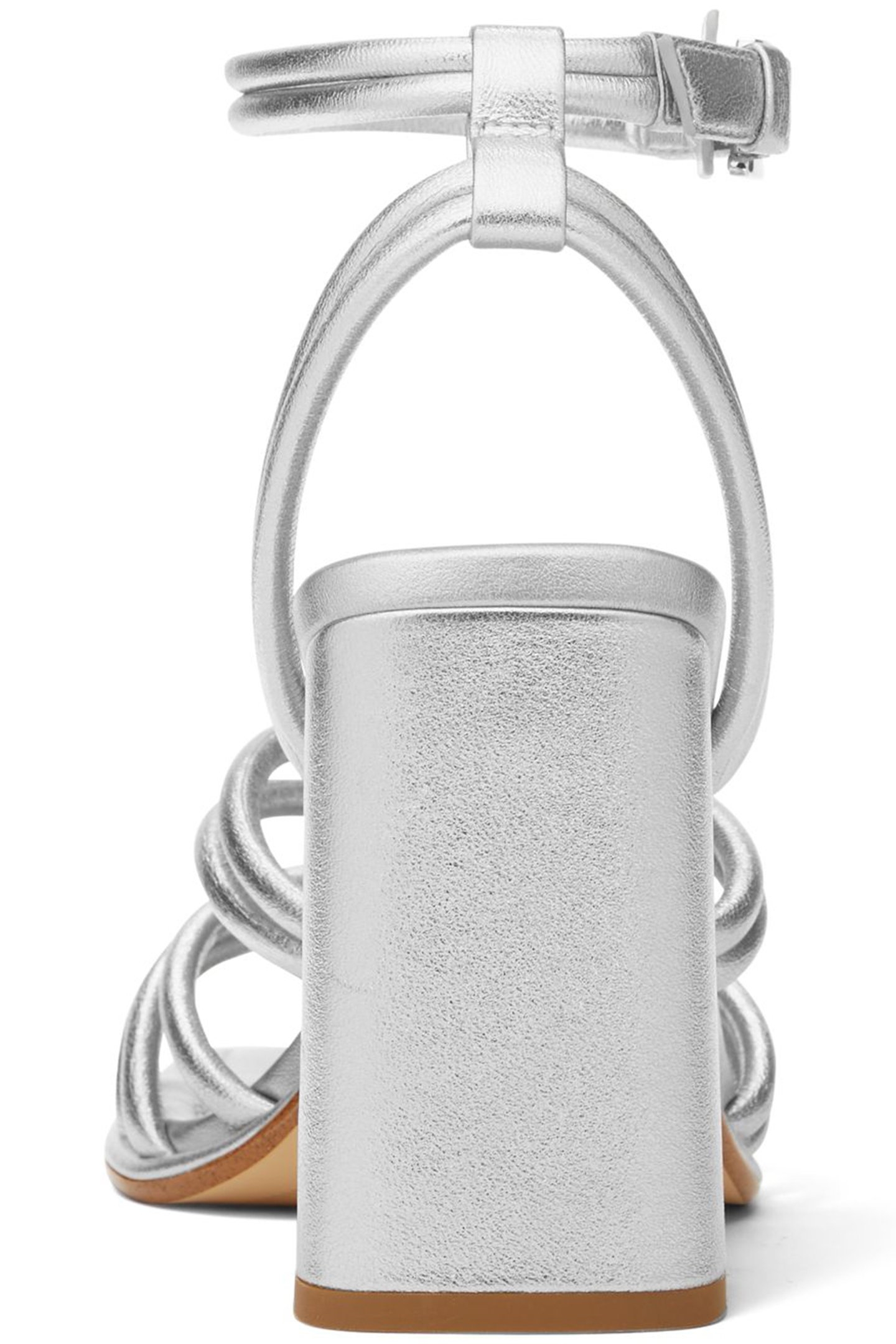 ASHIRTA BLOCK HEEL SANDAL IN SILVER 4