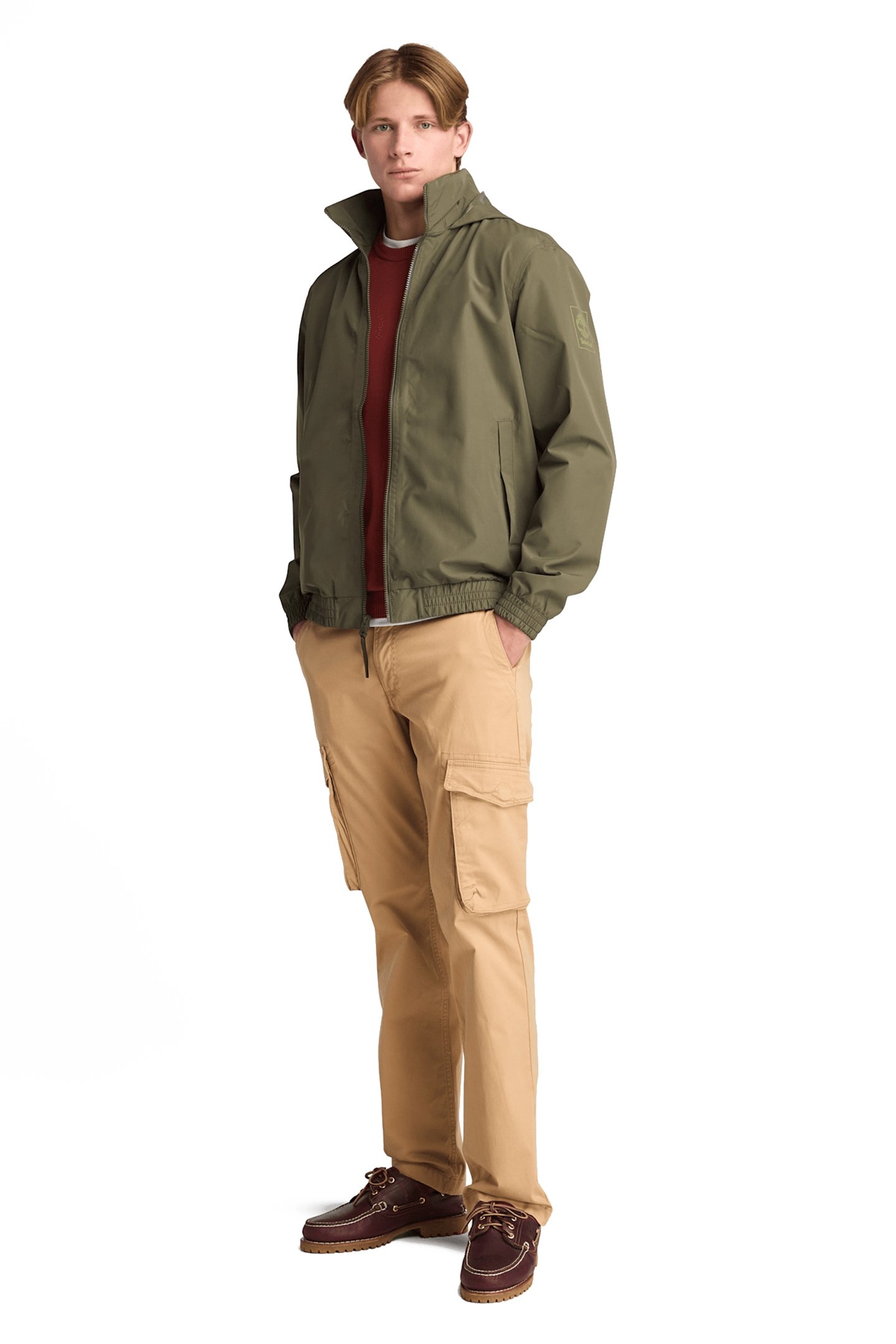 WATERPROOF BOMBER JACKET LEAF GREEN 3