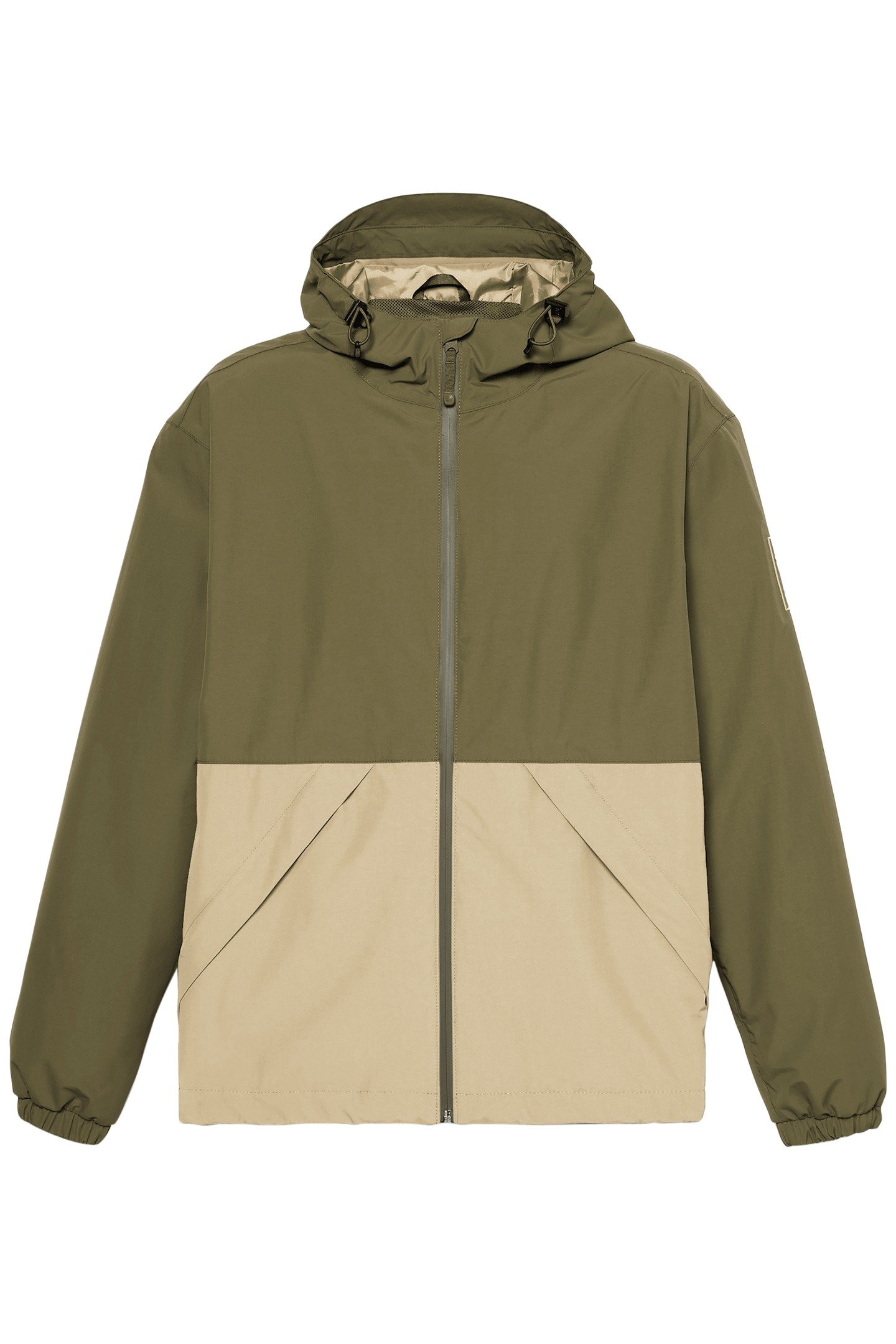 WINNICK WATERPROOF SHELL JACKET LEAF GREEN-LEMON PEPPER 4