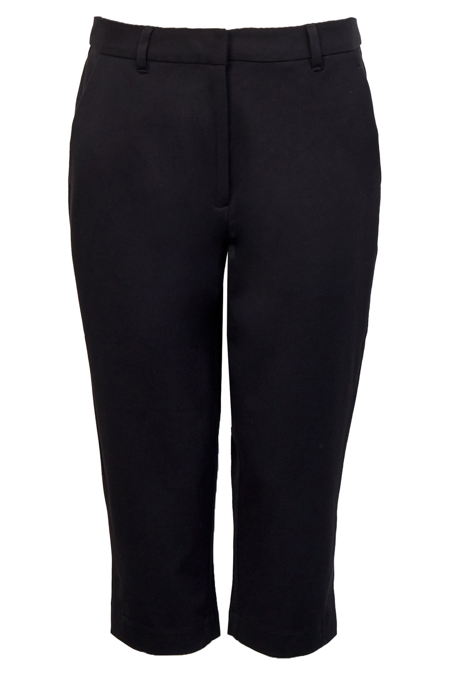 CARSON CROPPED TROUSER BLACK 3