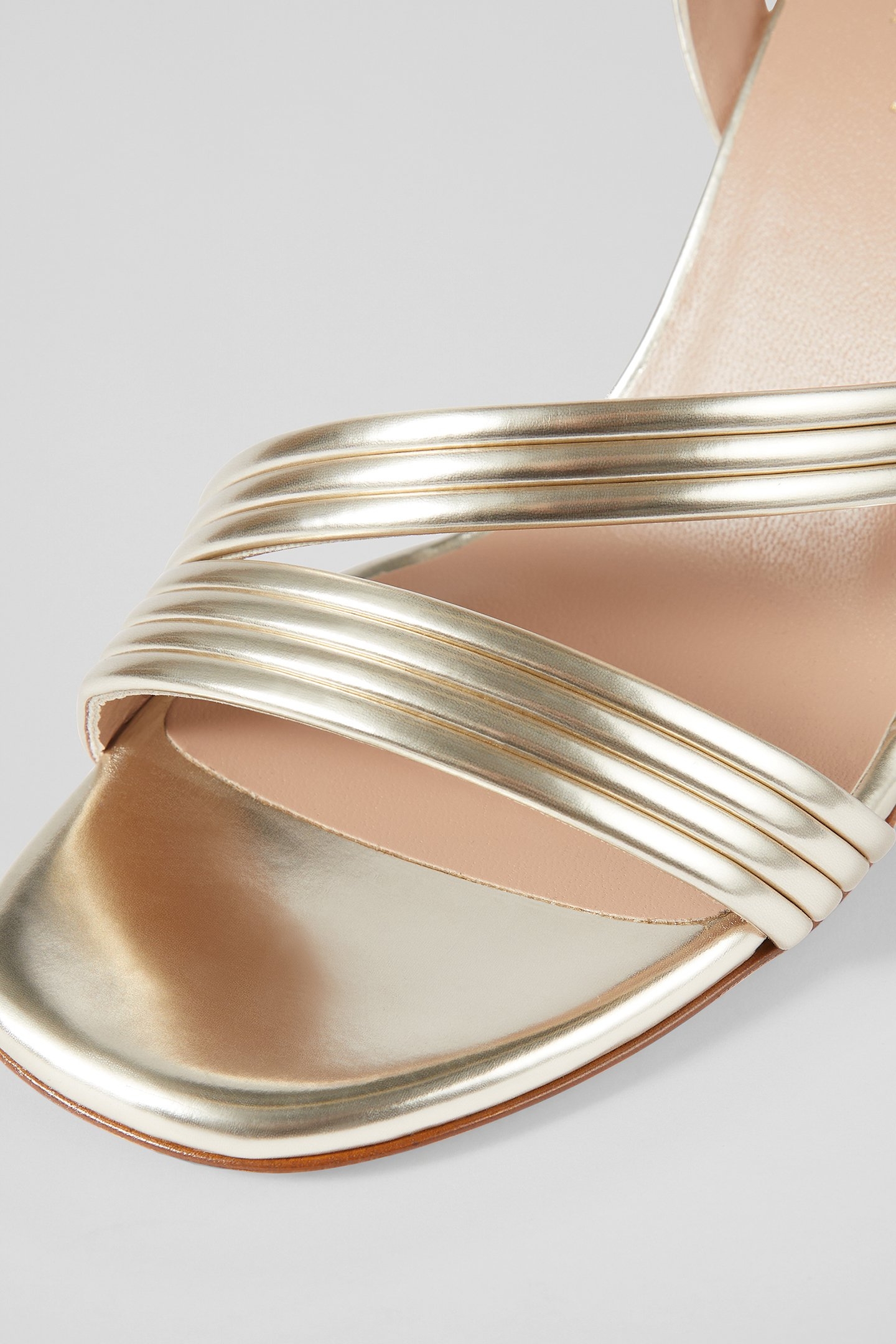 FS EDITA STRAP BLOCK HEEL PALE GOLD 7