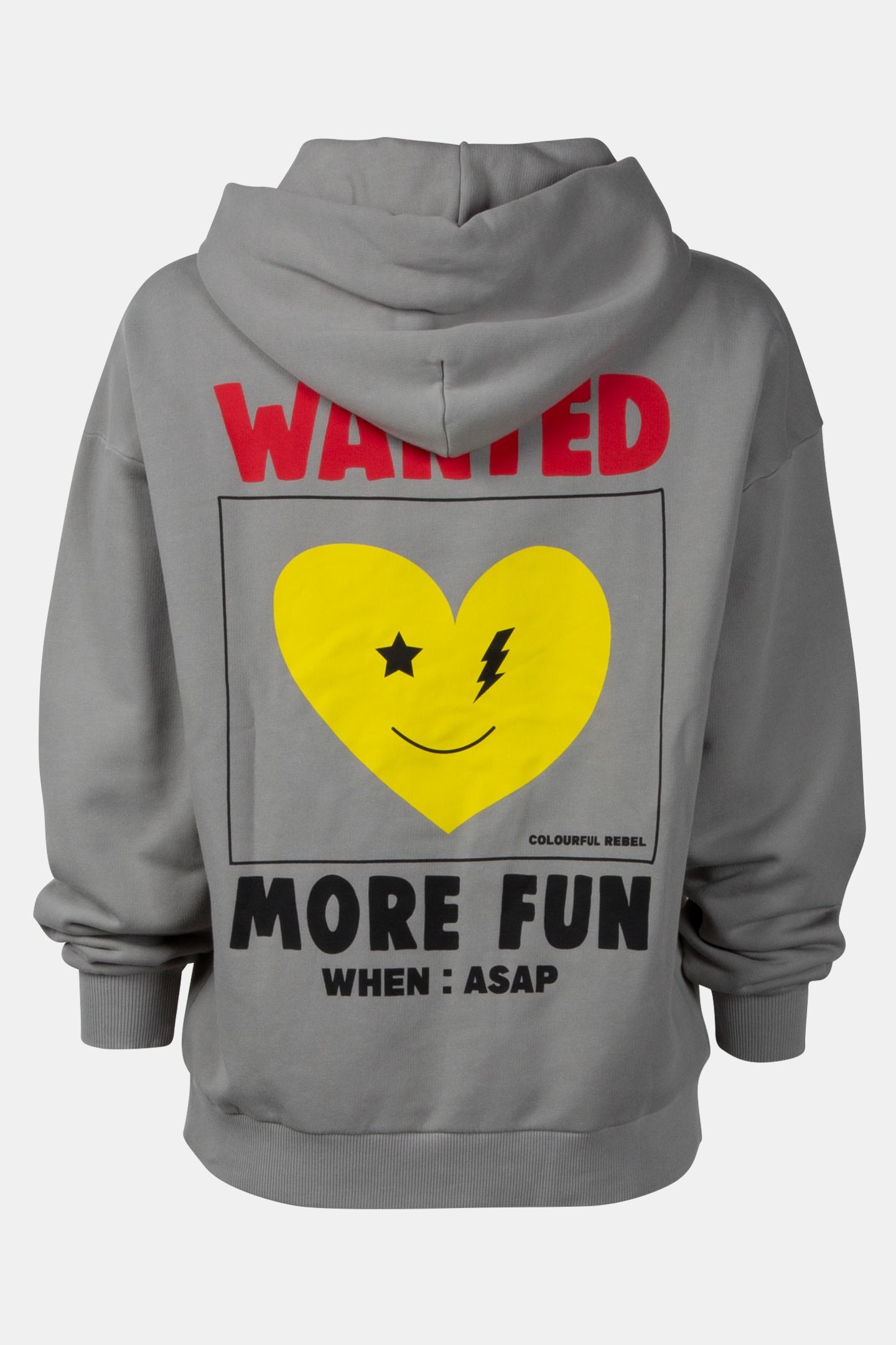 SMILE HEART WASH CLEAN HOODIE LIGHT GREY 4