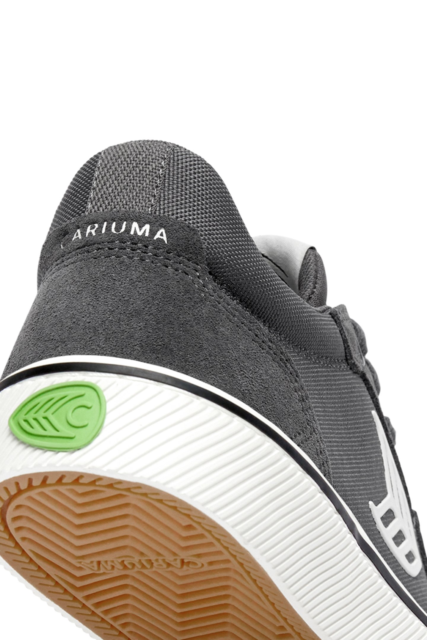 VALLELY PRO MAGNET GREY SUEDE AND CORDURA IVORY LOGO SNEAKER 5