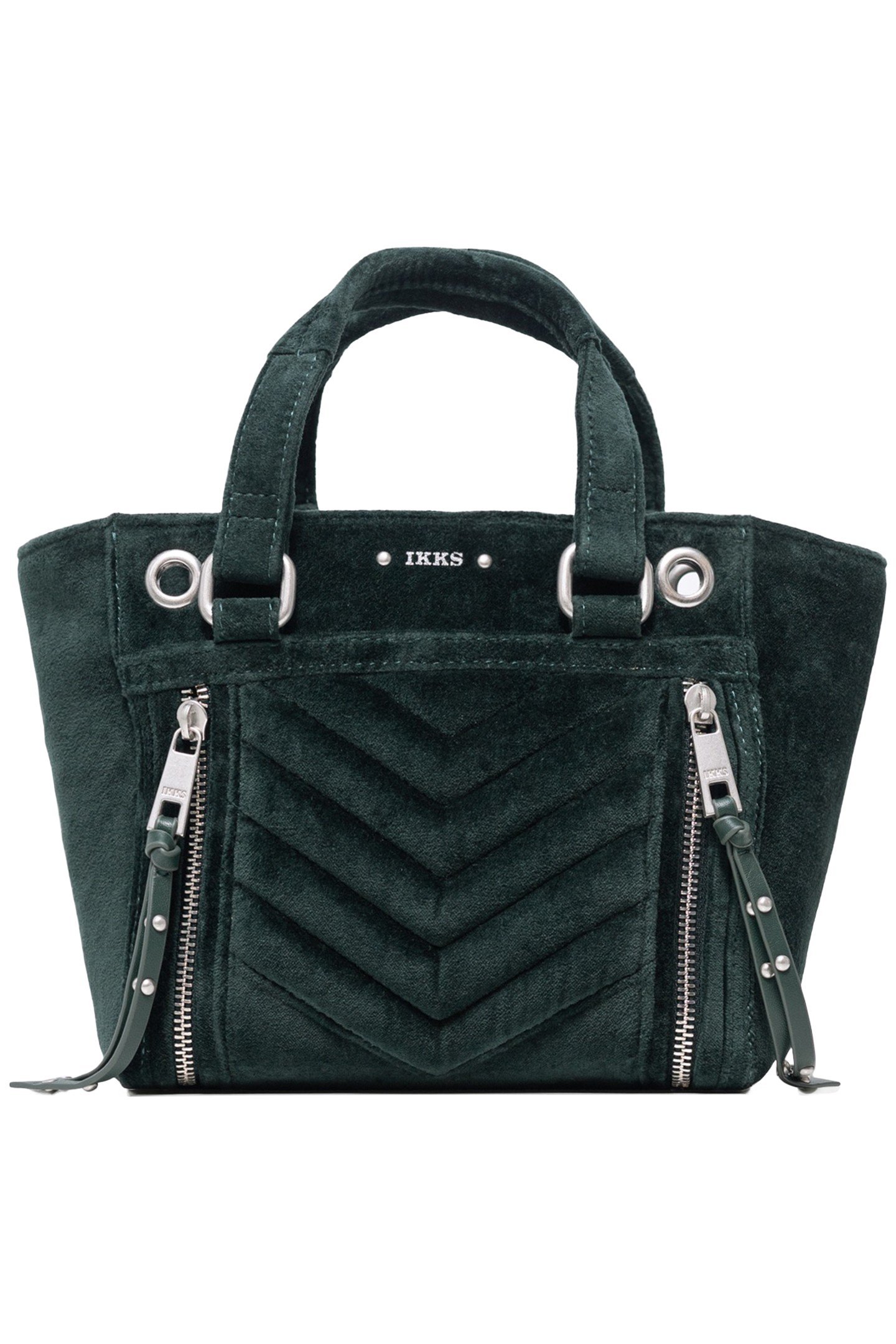 BAG 1440 GREEN VELVET SIZE SMALL 1