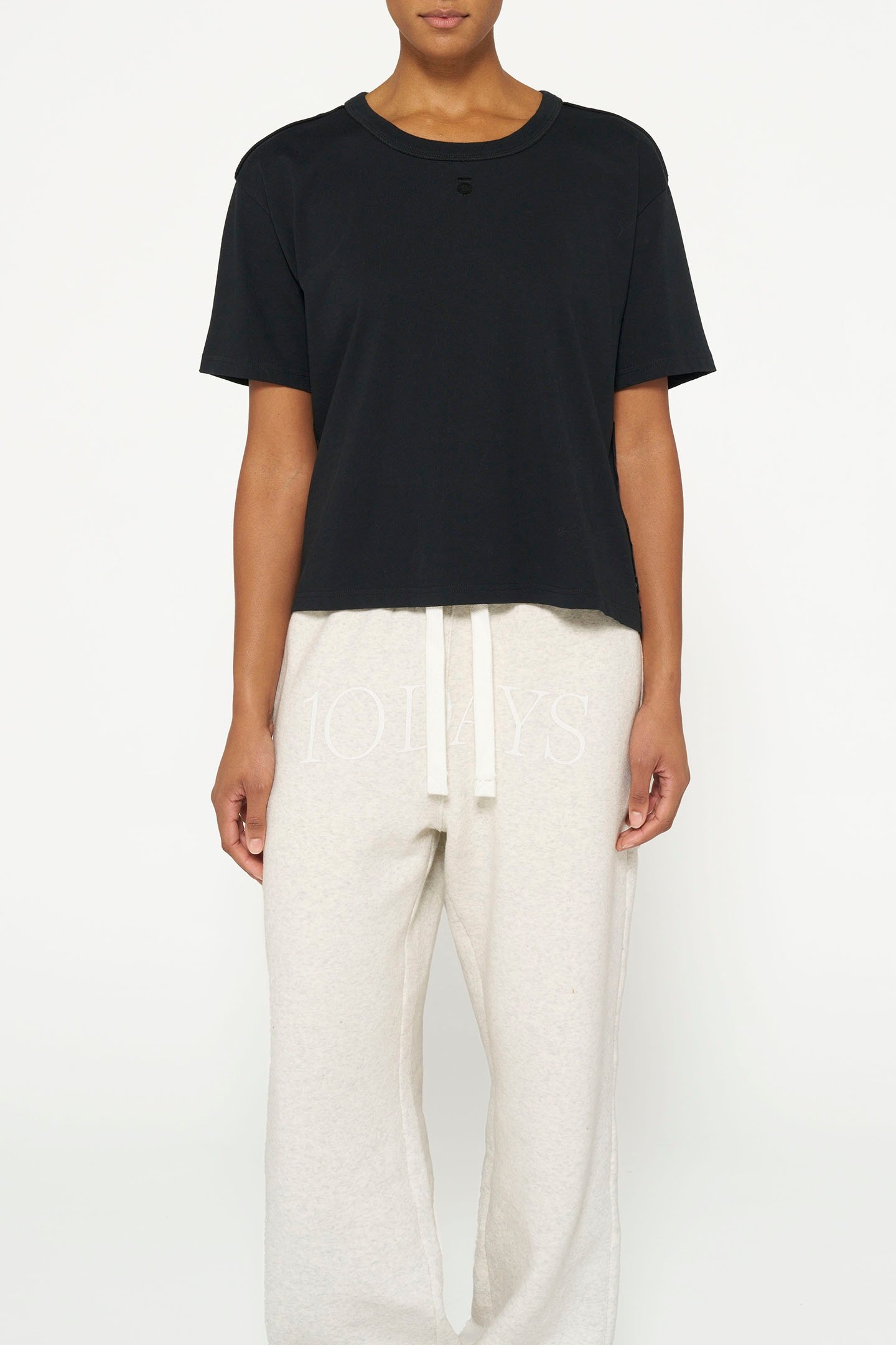 THE THICK COTTON TEE BLACK 1