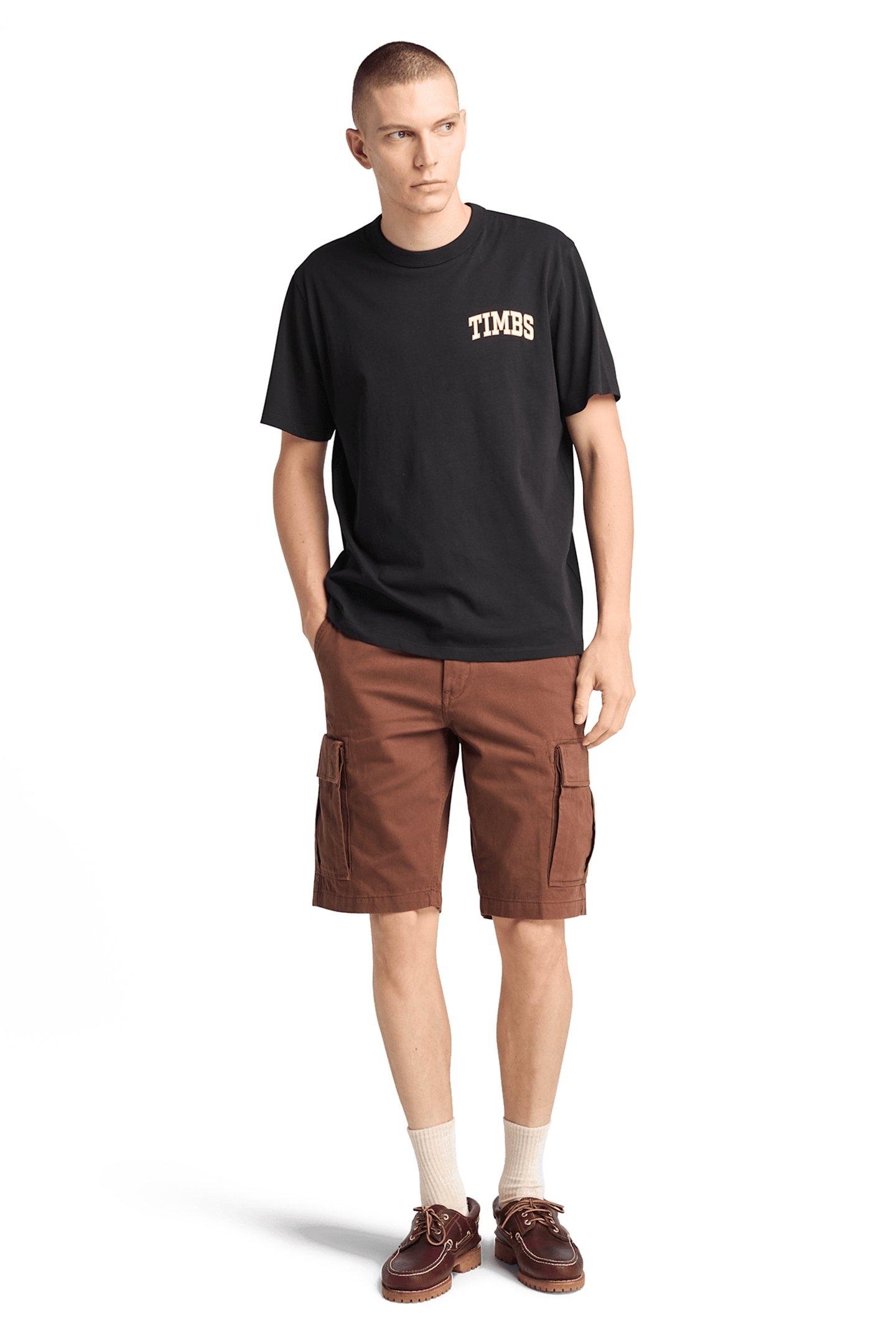 SHORT SLEEVE CHEST TIMBS GRAPHIC TEE BLACK 3