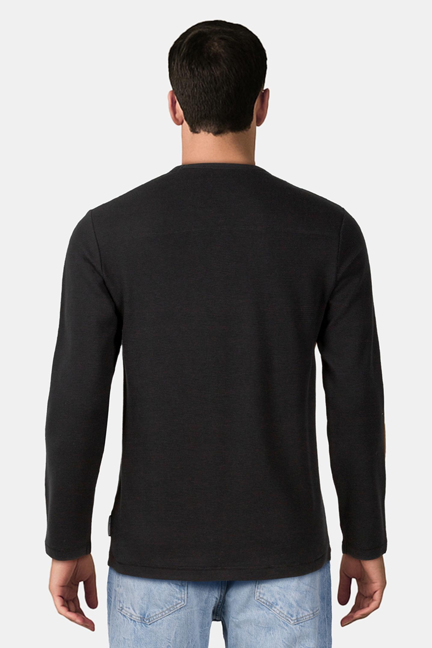 OTTOMAN POCKET LONG SLEEVE BLACK 2