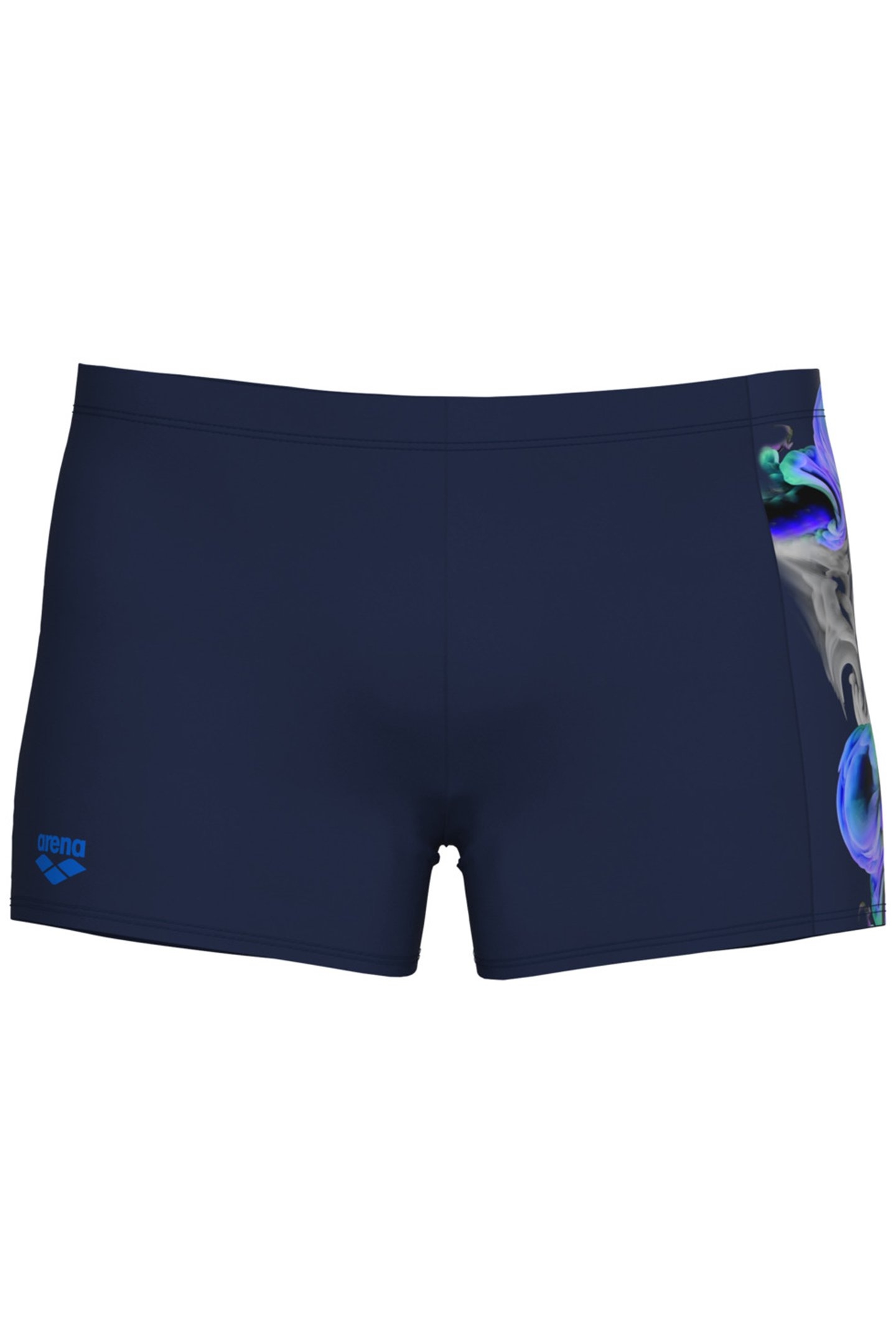 MEN'S ARENA IMAGINARY SWIM SHORT NAVY MULTI 4
