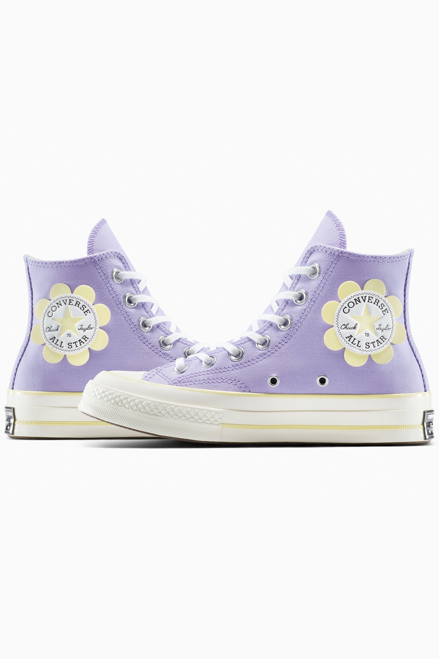 CHUCK 70 FLOWER PATCH VIOLET HEAT/EGRET/LEMON SLUSHY 7