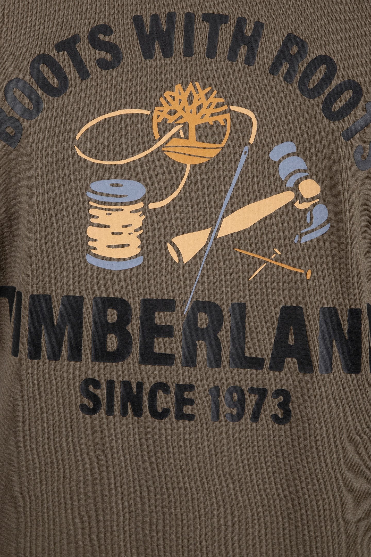 WORK INSPIRED BACK GRAPHIC TEE LEAF GREEN 6