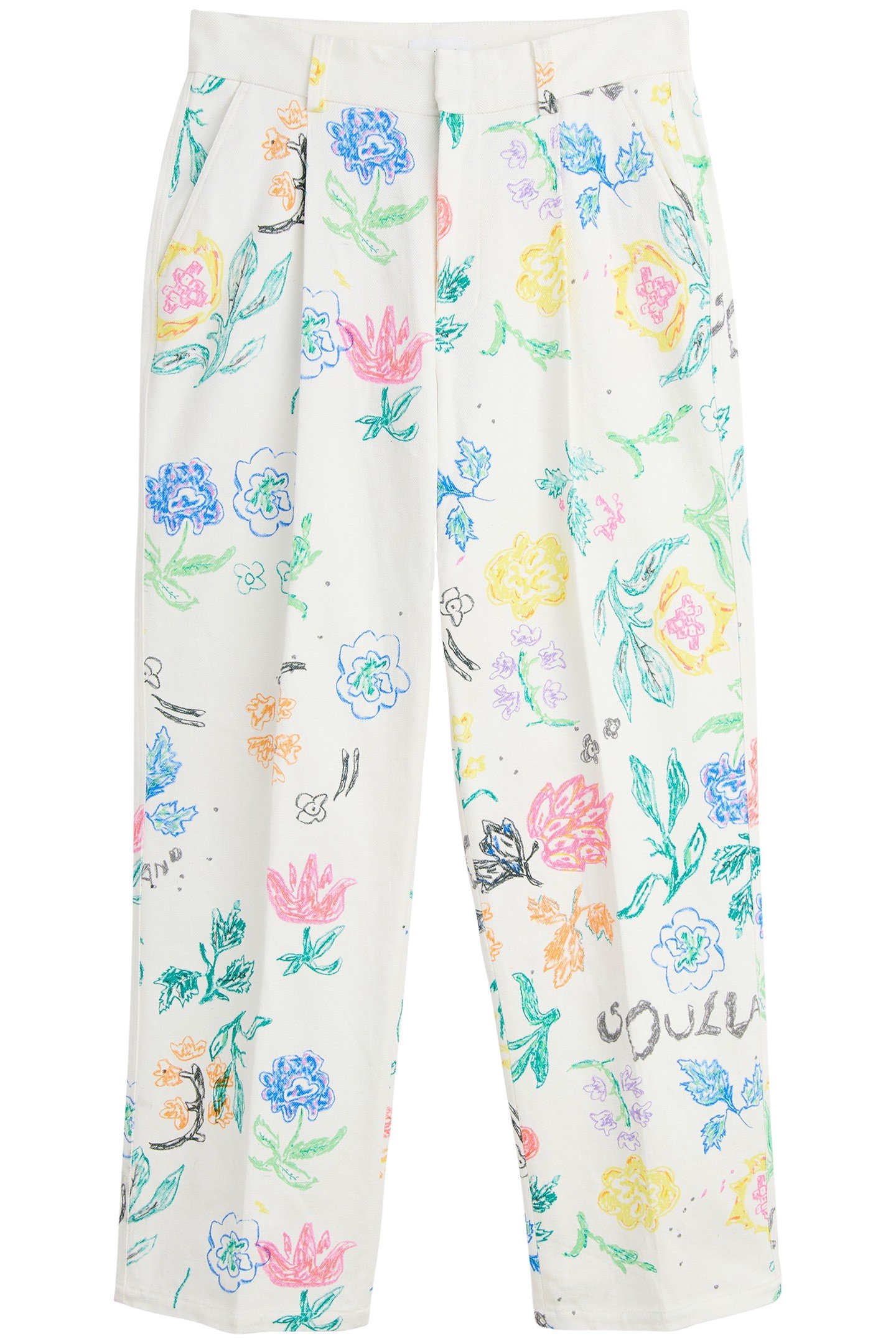 ULA PANTS WHITE AOP 1