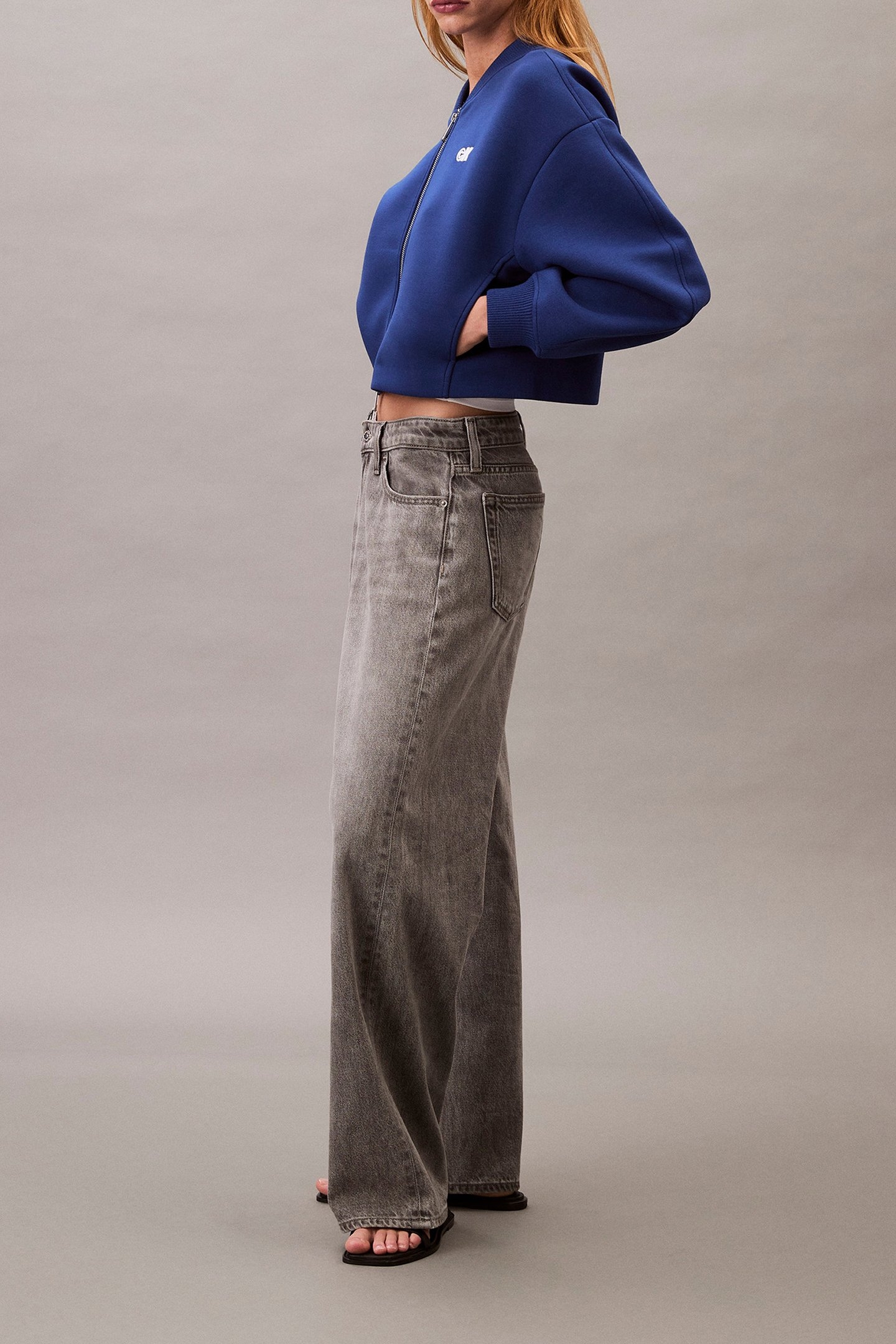 OVERSIZED SCUBA BOMBER JACKET BLUE HERALD 4