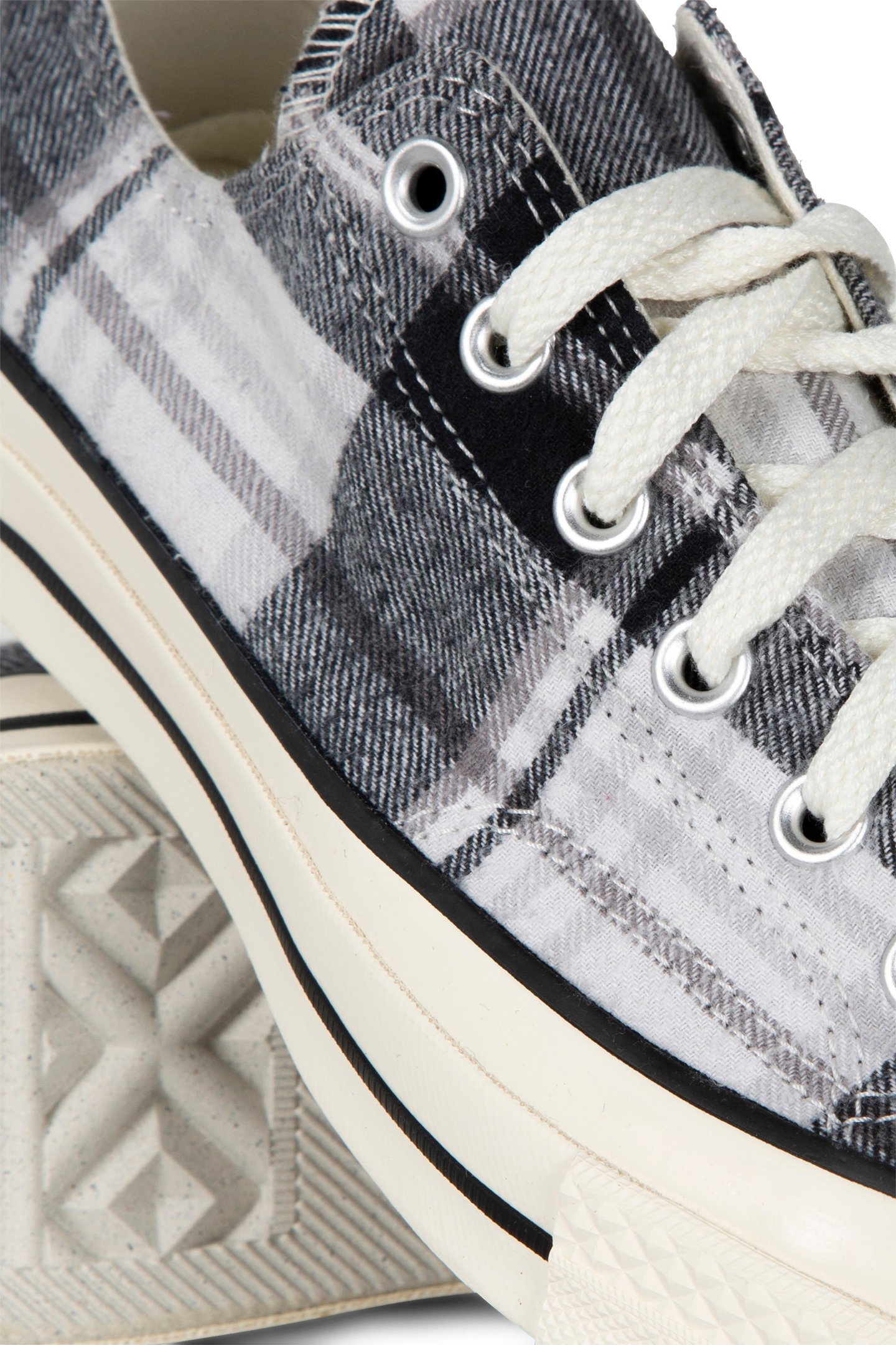 UNISEX CHUCK 70 UPCYCLED BLACK/GREY/PRISTINE 4