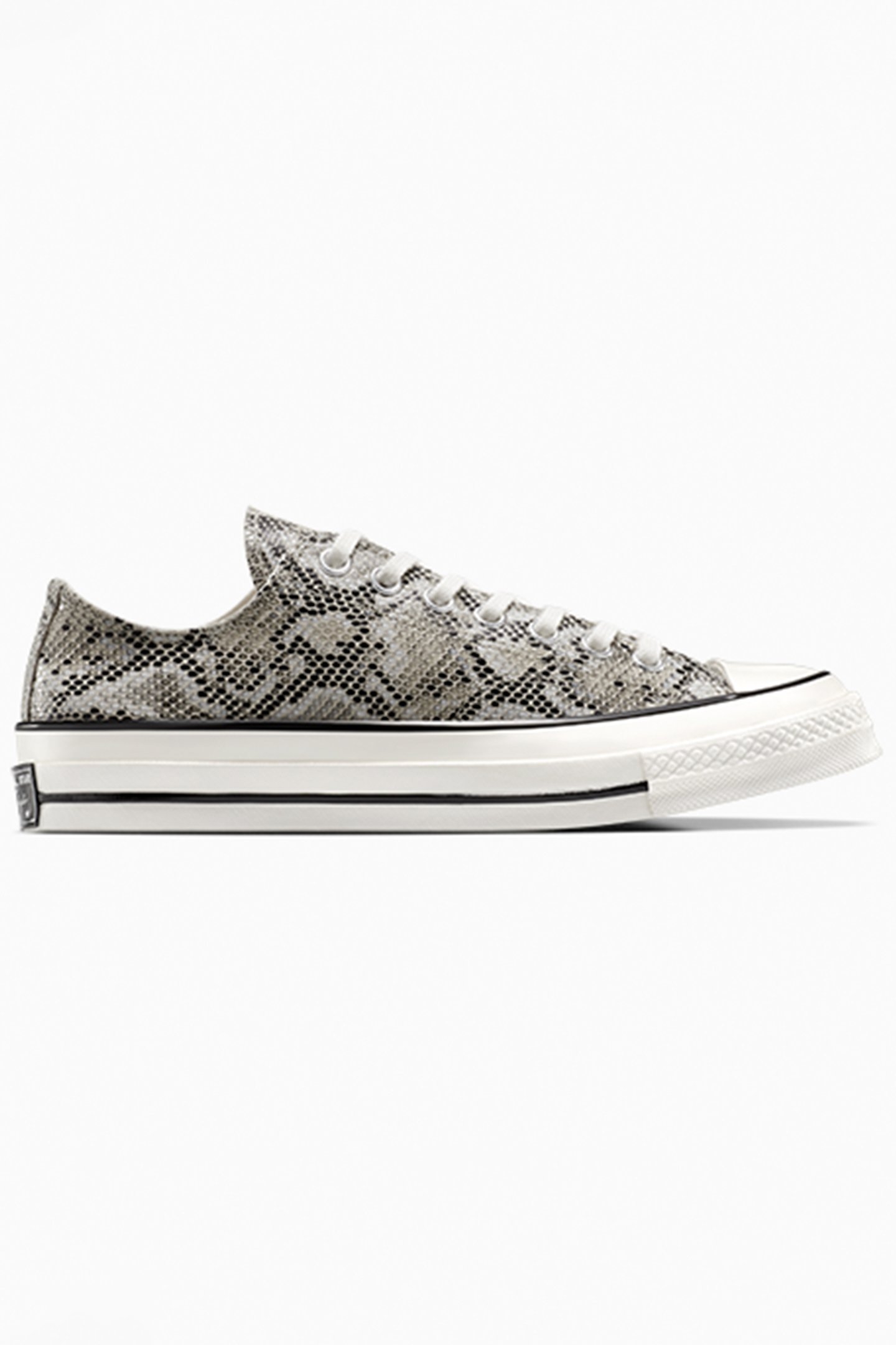 CHUCK 70 FAUX SNAKESKIN LOW TOP PALE SURPLUS/EGRET/BLACK 1