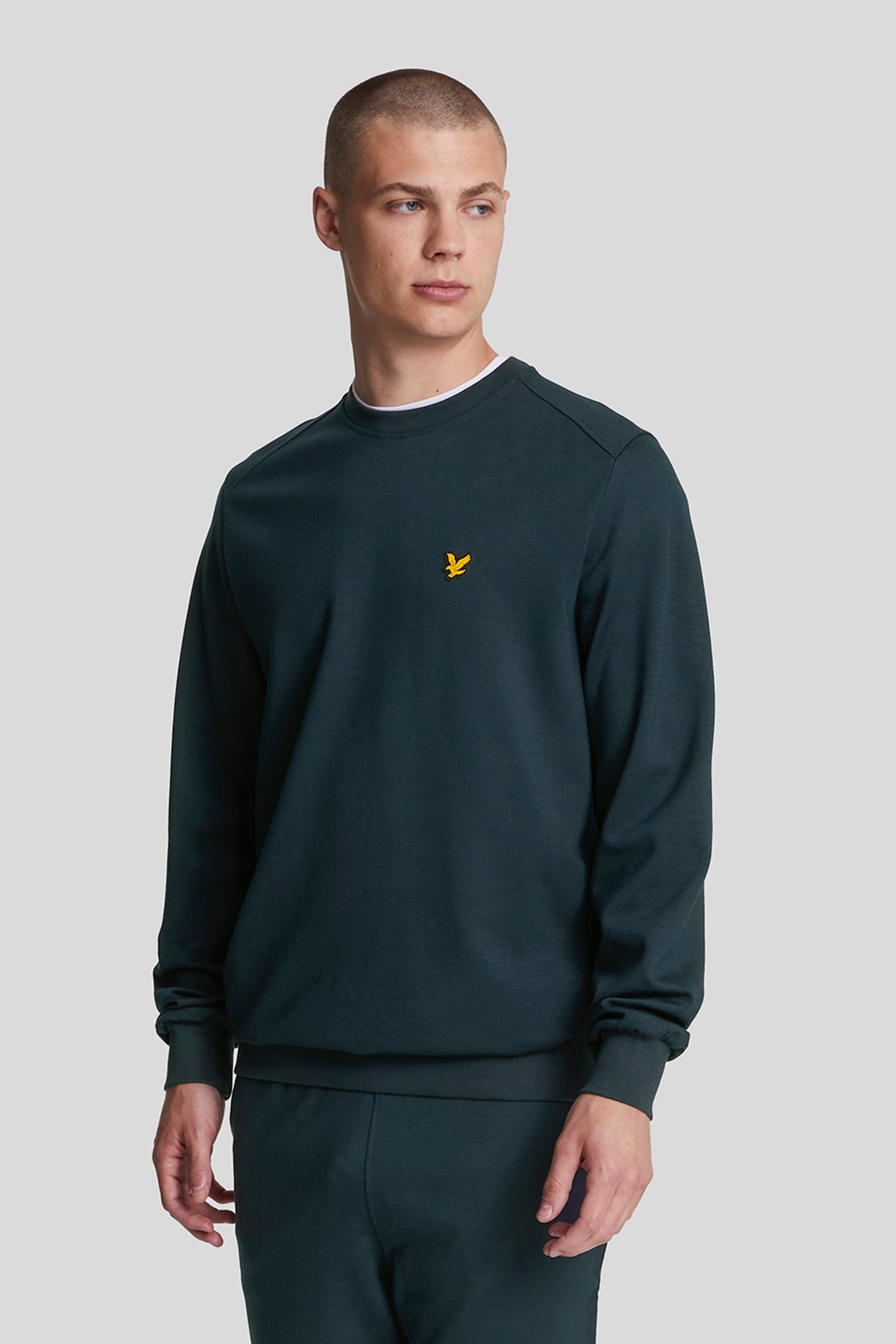 CREW NECK FLY FLEECE DARK NAVY 1