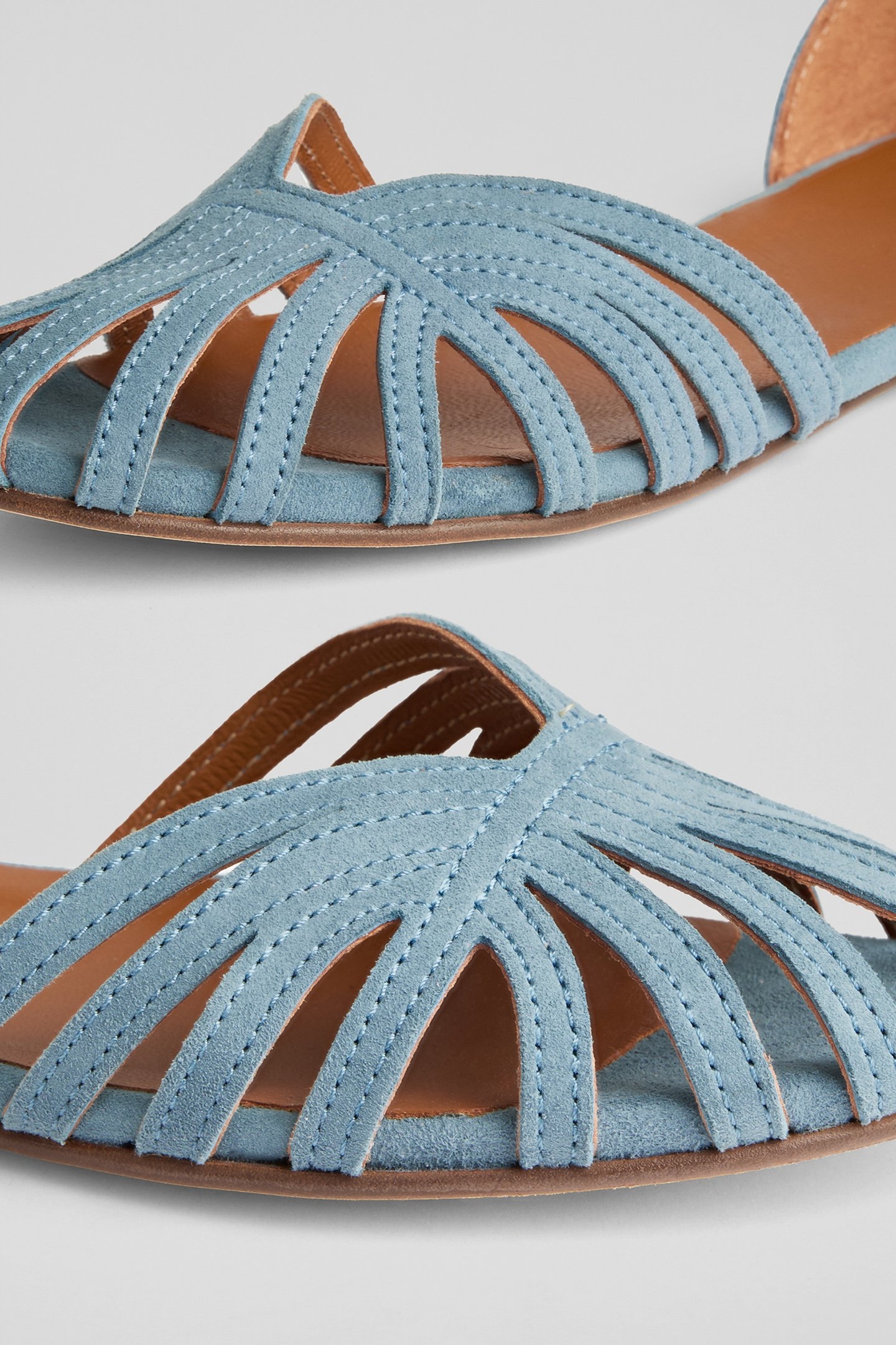 FL AUBREY PLAITED FRONT POWDER BLUE 4