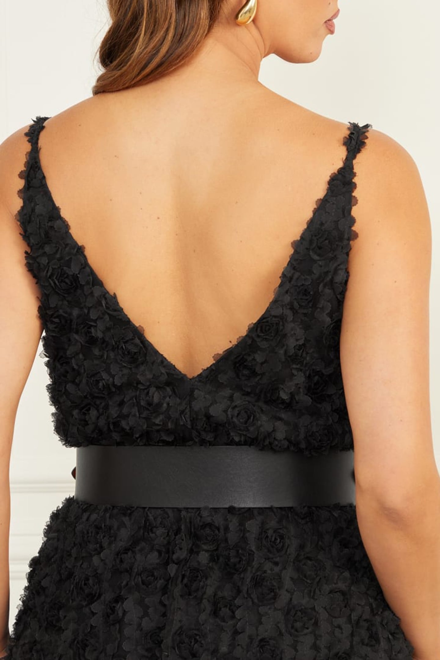 MARCIANO BY GUESS ROSIE DRESS JET BLACK 7