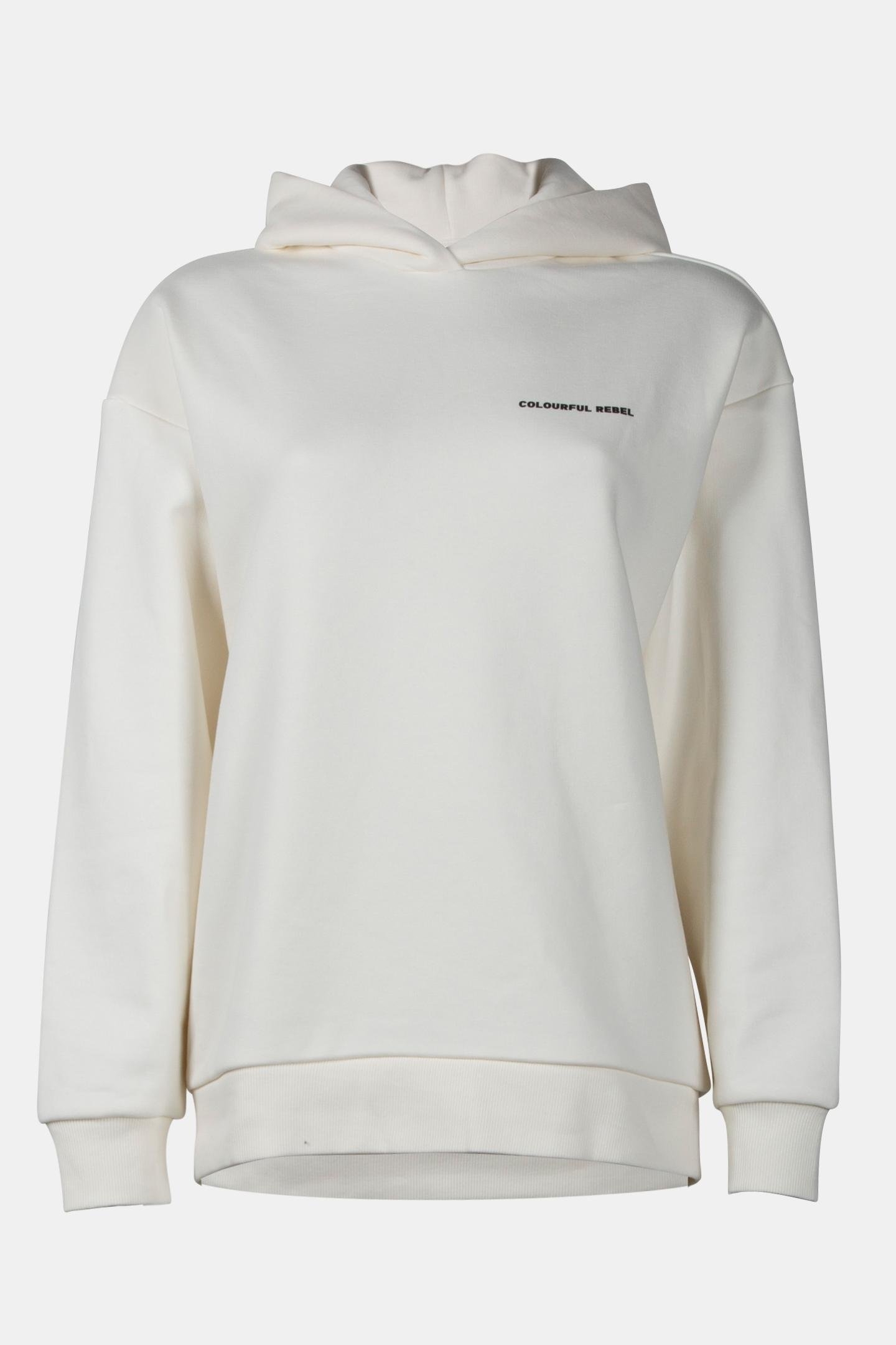 MOTEL SCENERY OVERSIZED HOODIE OFF WHITE 3