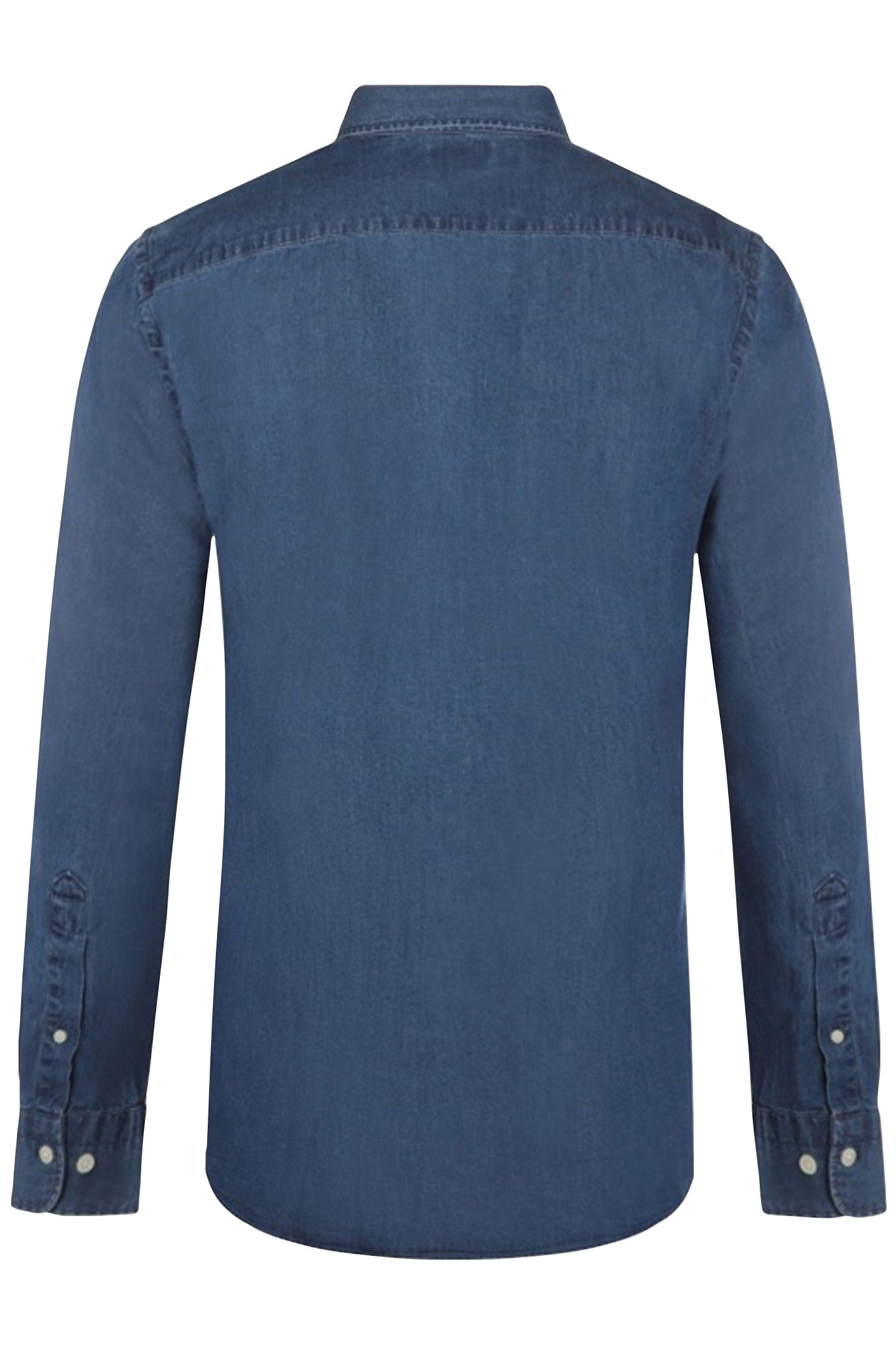 CHAMBRAY SHIRT MEDIUM BLUE 5