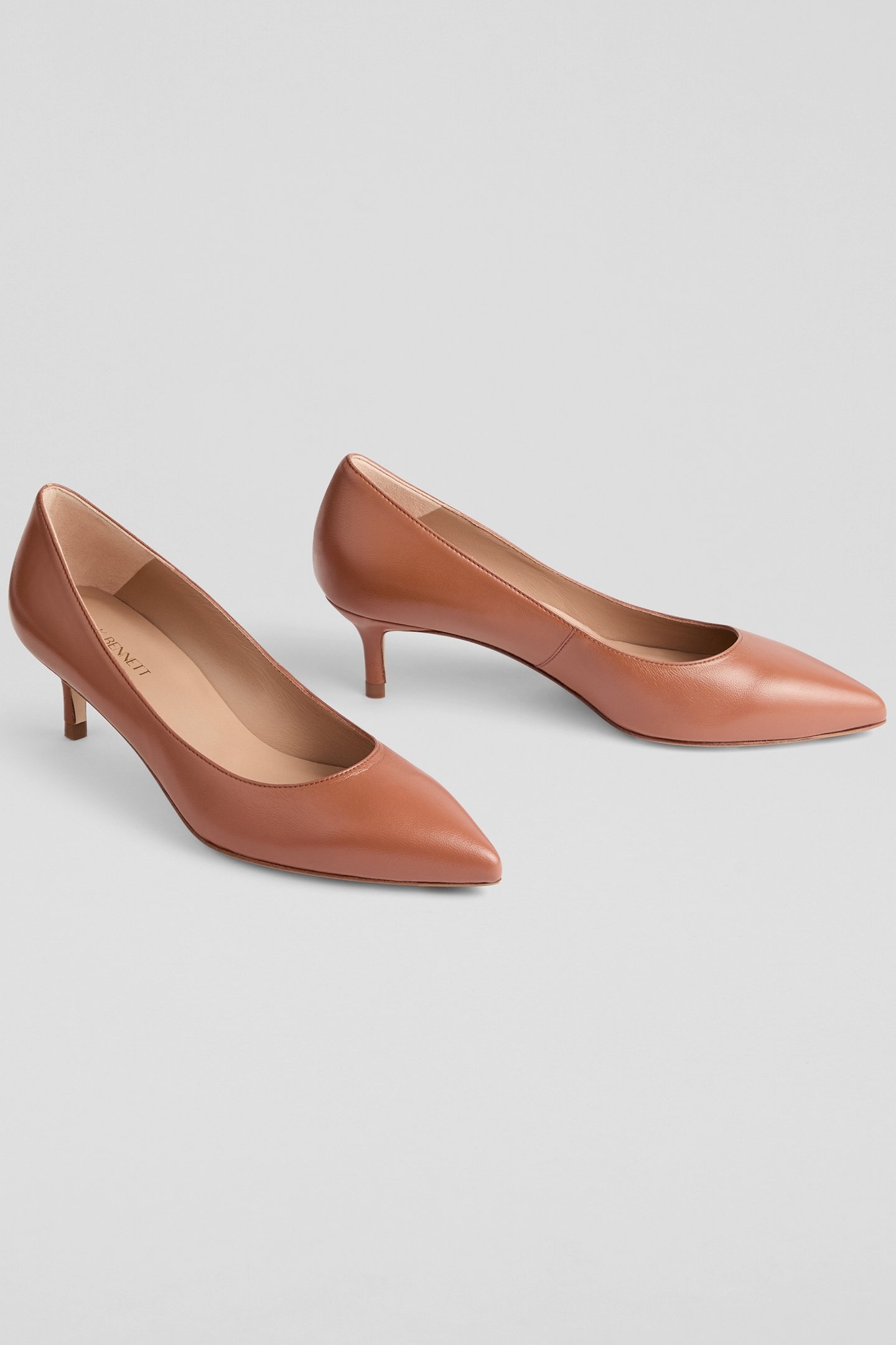 CC AUDREY KITTEN HEEL TAN 3