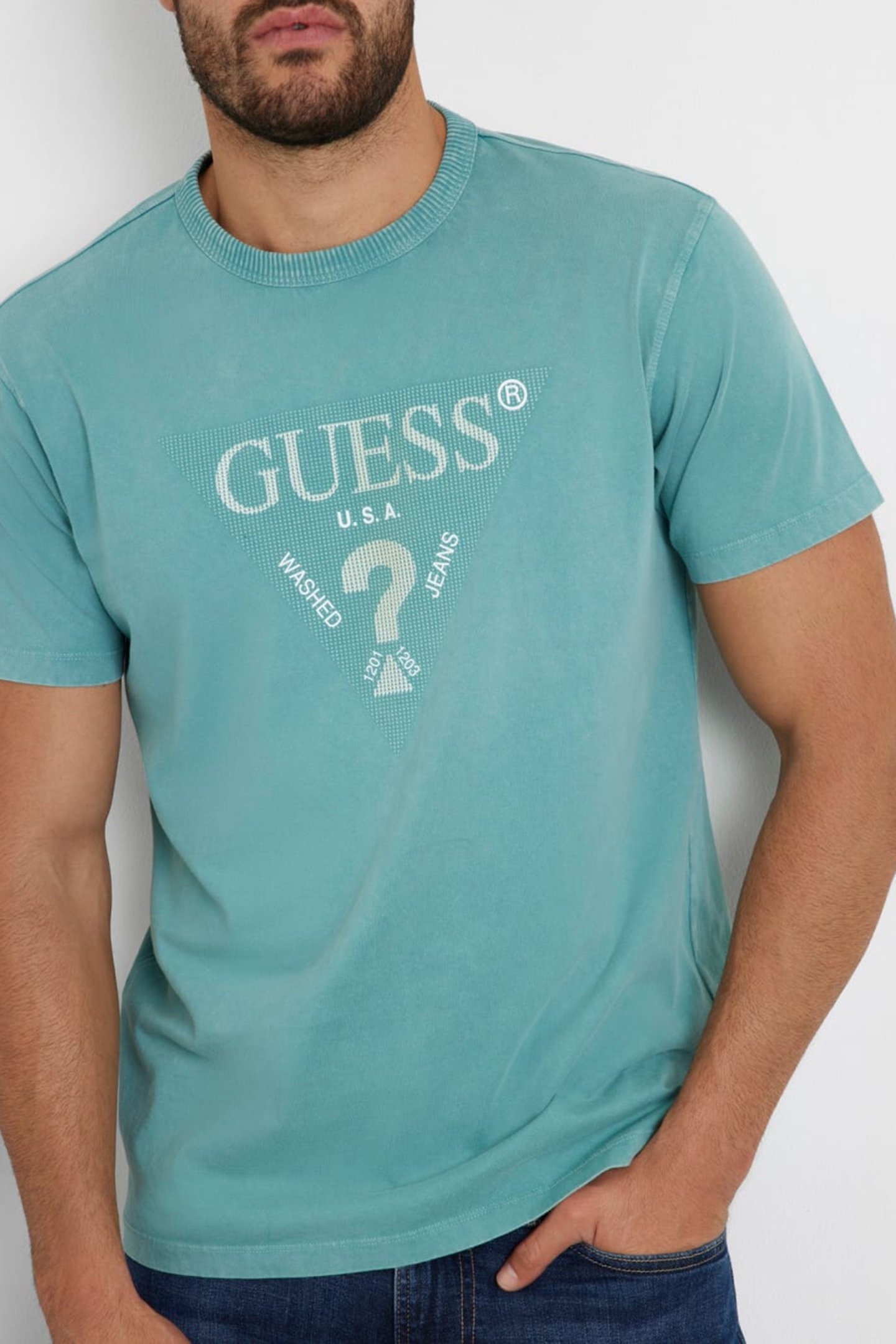 SS CN TREATED TRIANG SOFT TEAL 5