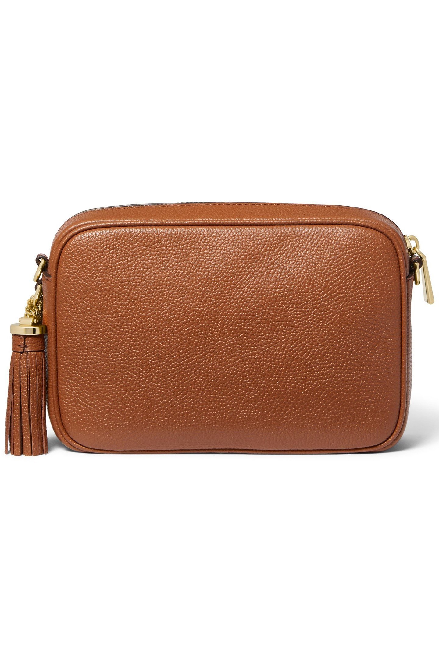 LEATHER CAMERA CROSS BODY BAG IN BROWN 3