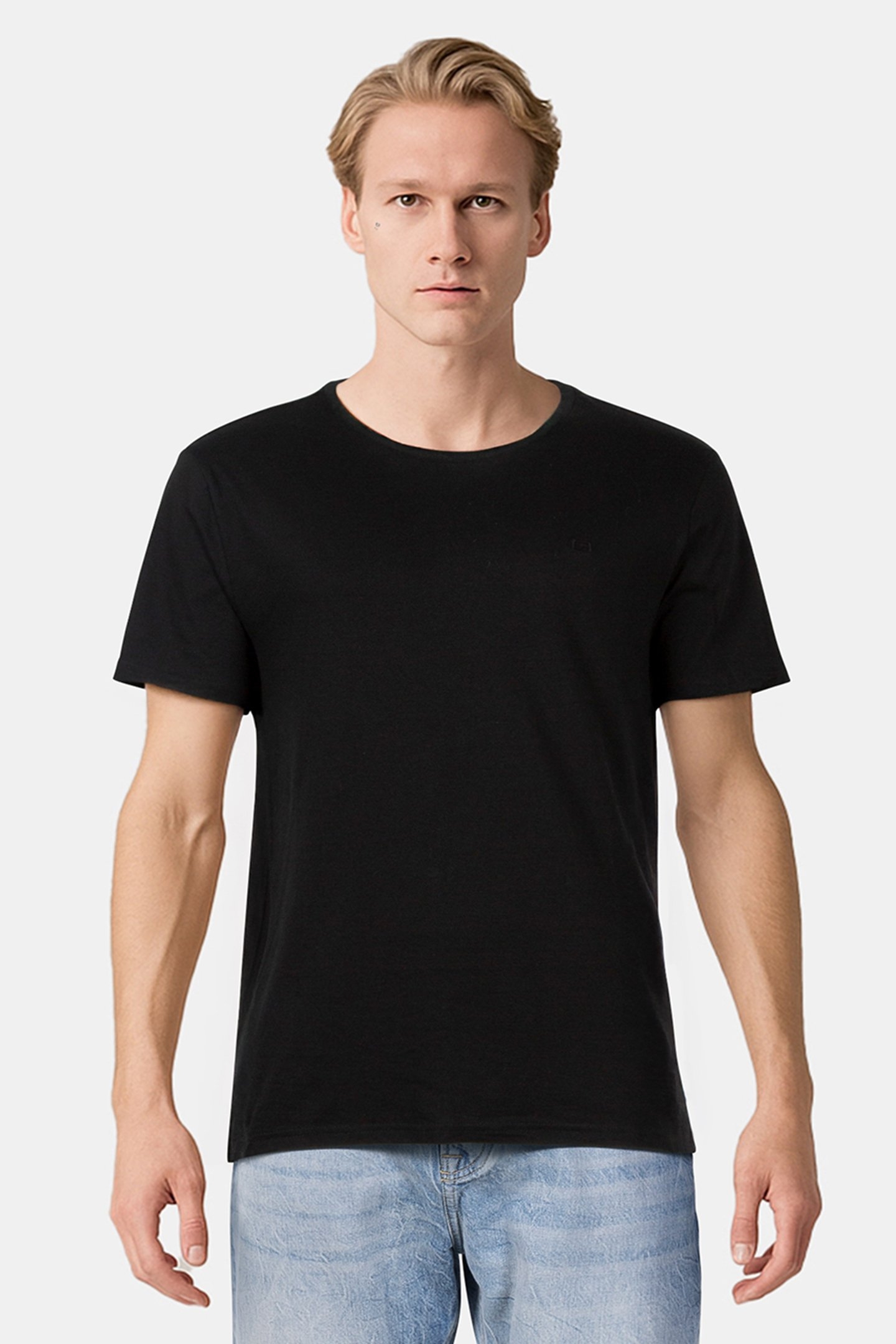 3-PACK T-SHIRTS WHITE/BLACK/GREY 4