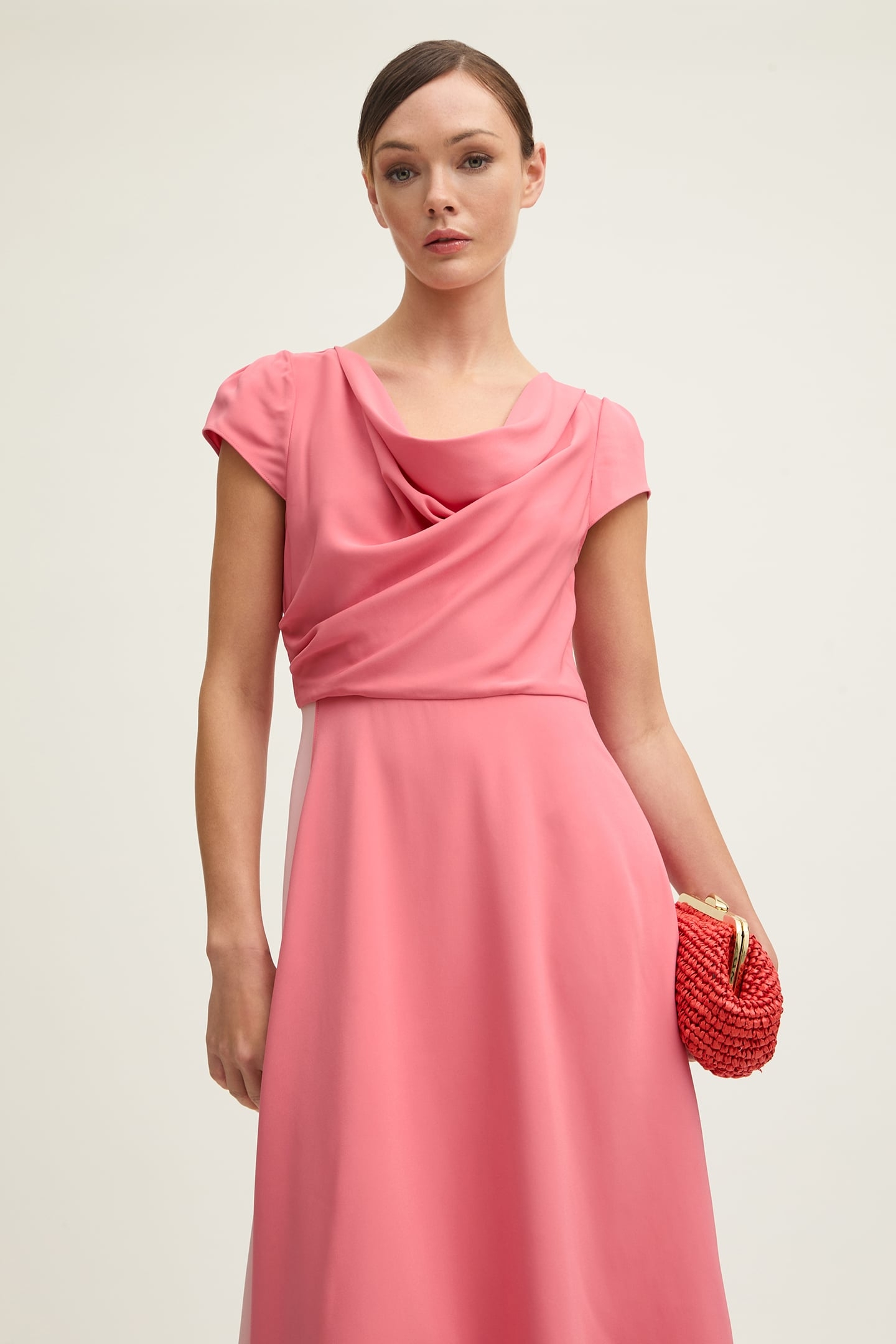 DR MOON CREPE DRESS LIGHT PINK 4