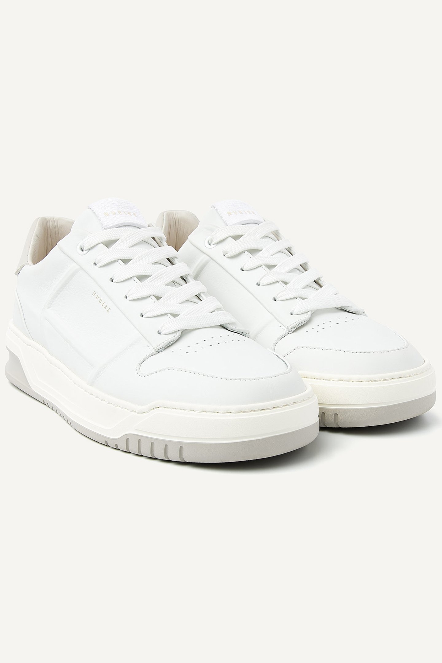 COLE COURT WHITE LEATHER - BEIGE 2
