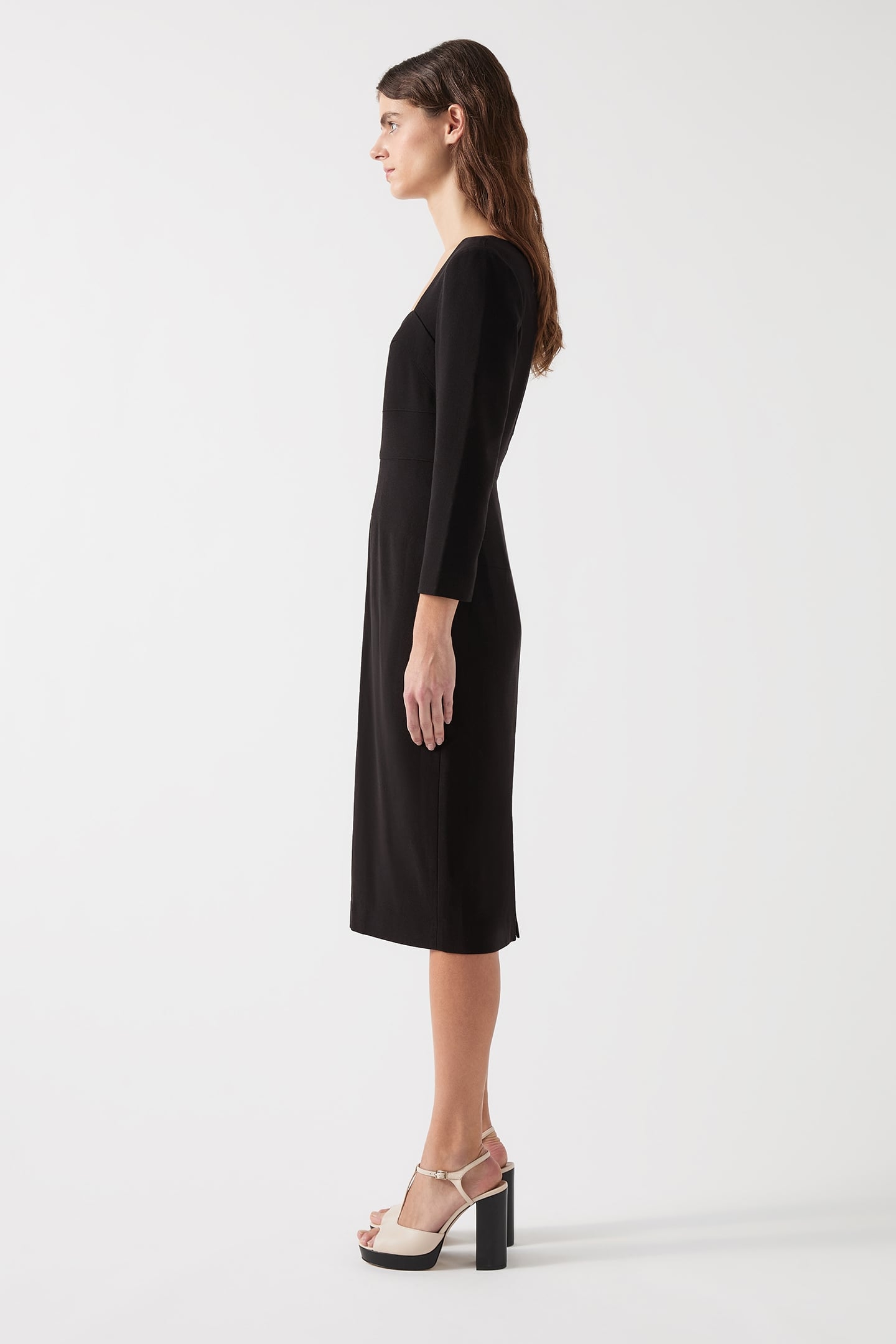DR ALTYN CREPE DRESS BLACK 4