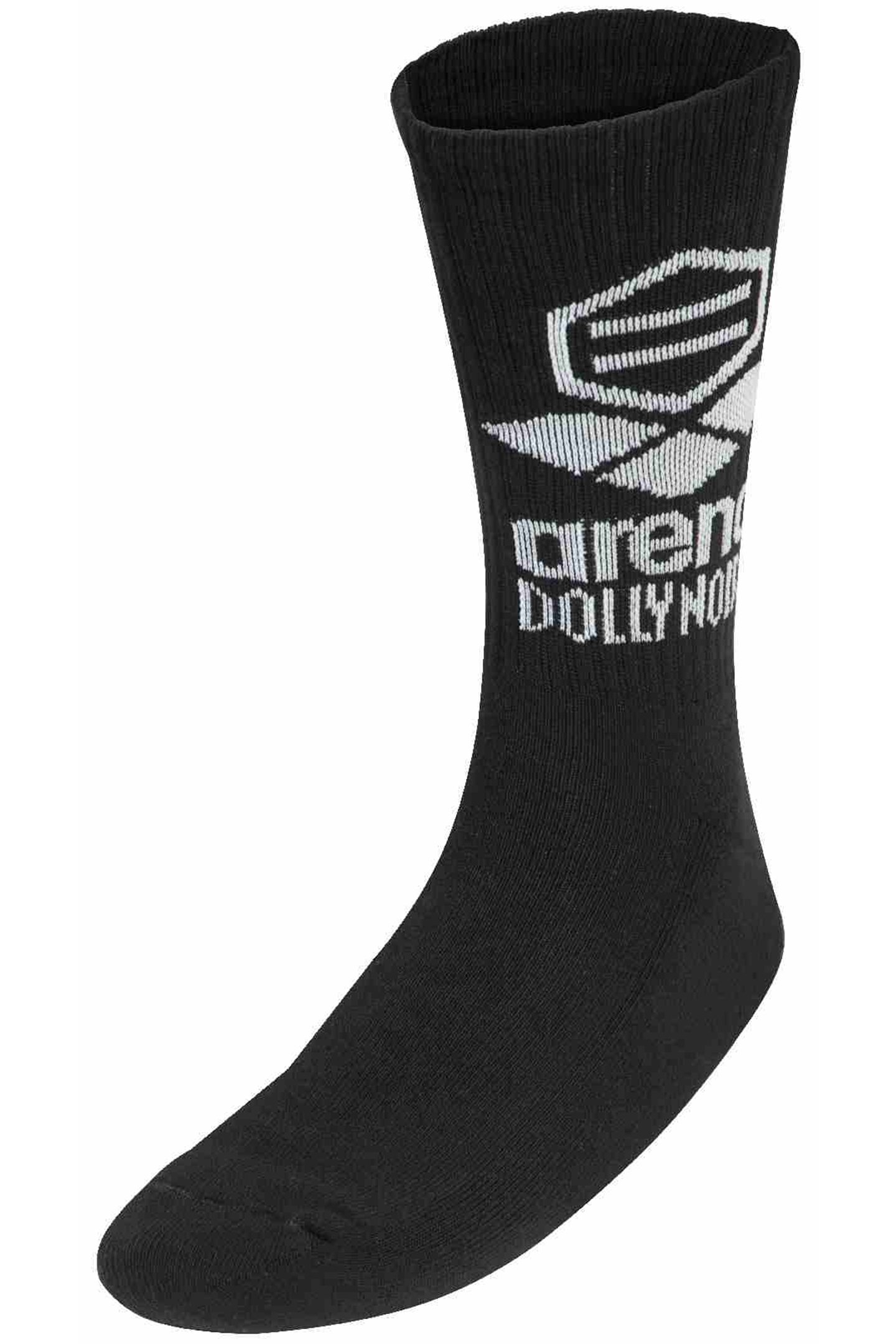 ARENA/DOLLY NOIRE SOCKS BLACK-WHITE 3