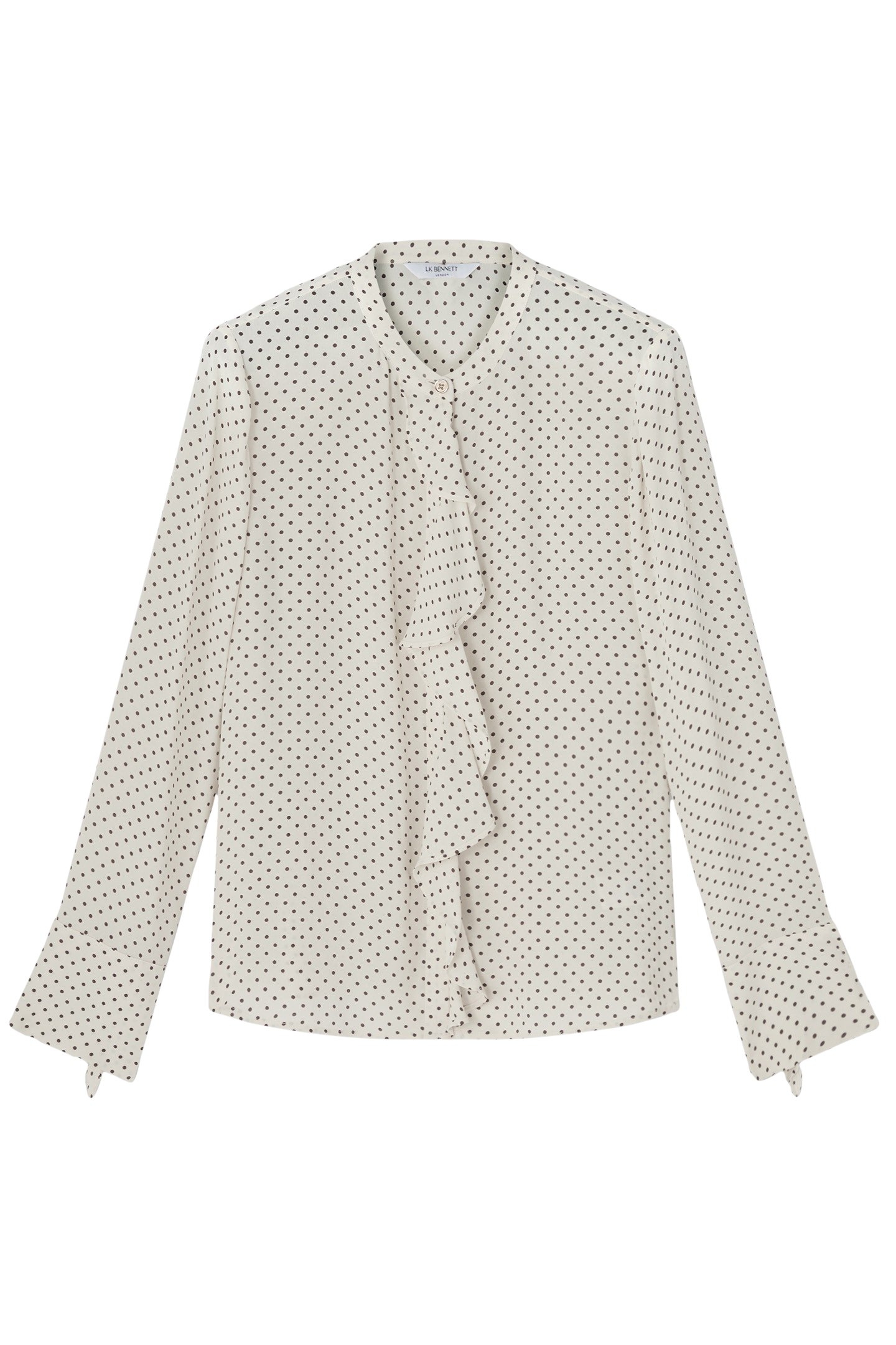 TW CODY POLKA DOT BOUSE CREAM 2