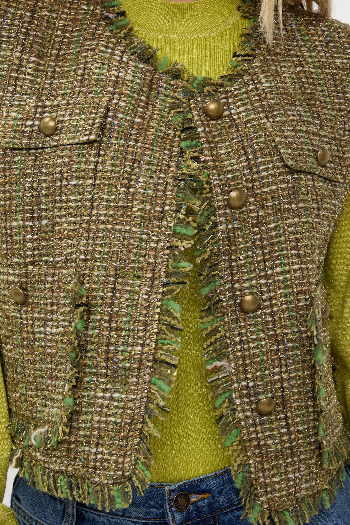 GILET TWEED MULTI COLOR 7