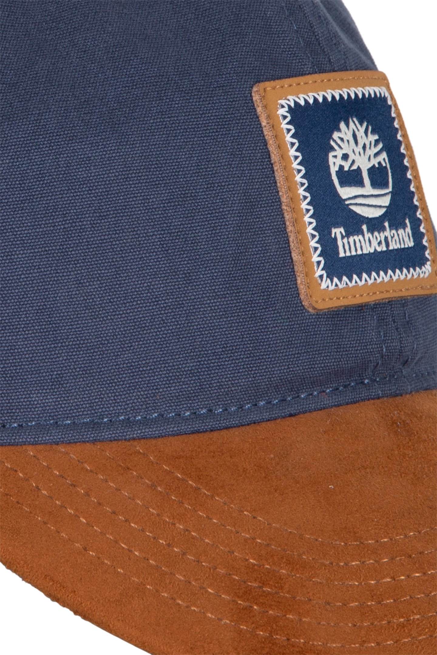 UNISEX ZIG ZAG STITCH BASEBALL CAP DARK DENIM 4